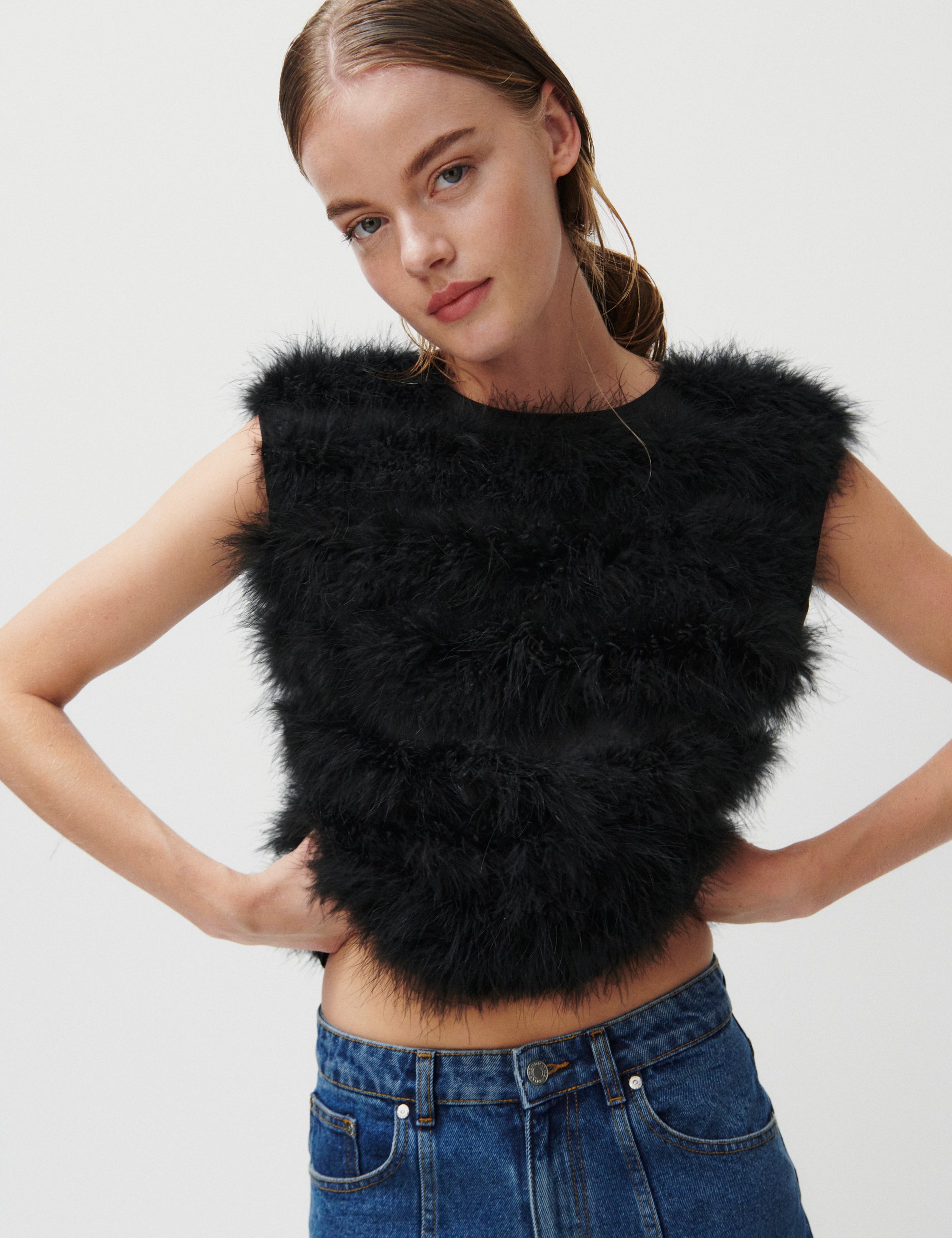 2NDDAY 2ND Korbena - Heavy Satin Shirts & Blouses 190303 BLACK