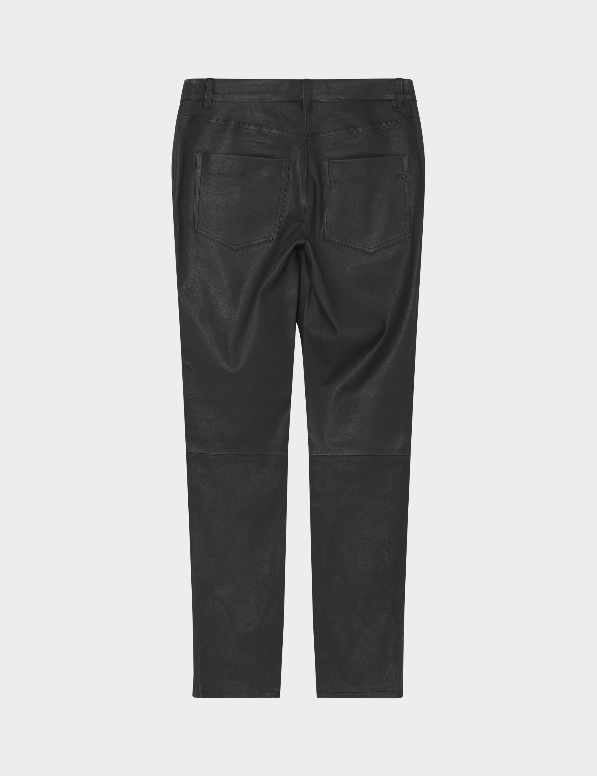 2NDDAY 2ND Liljan - Refined Stretch Leather - Pants Pants 190303 Black