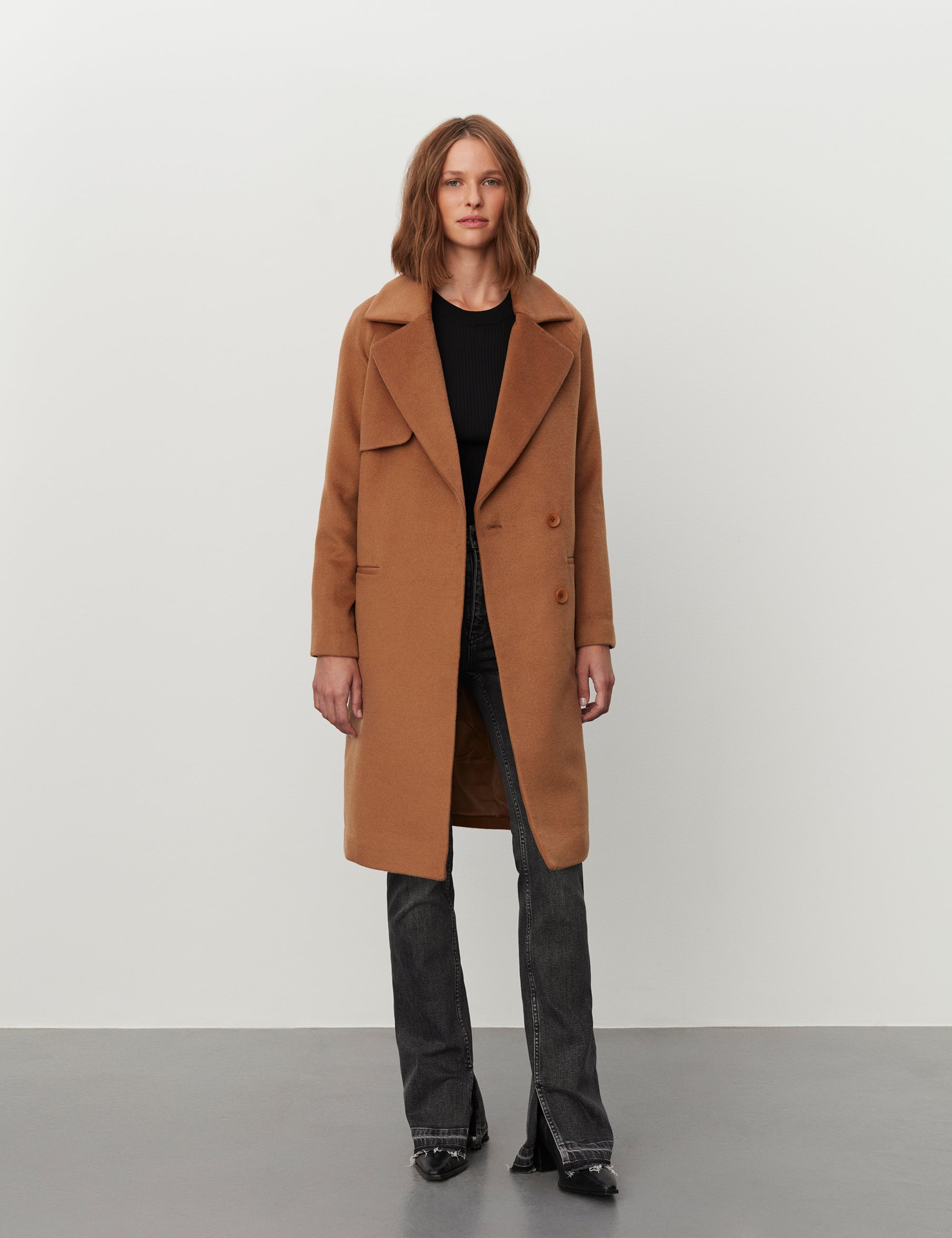 2NDDAY 2ND Livia Coats 10004 Golden Camel