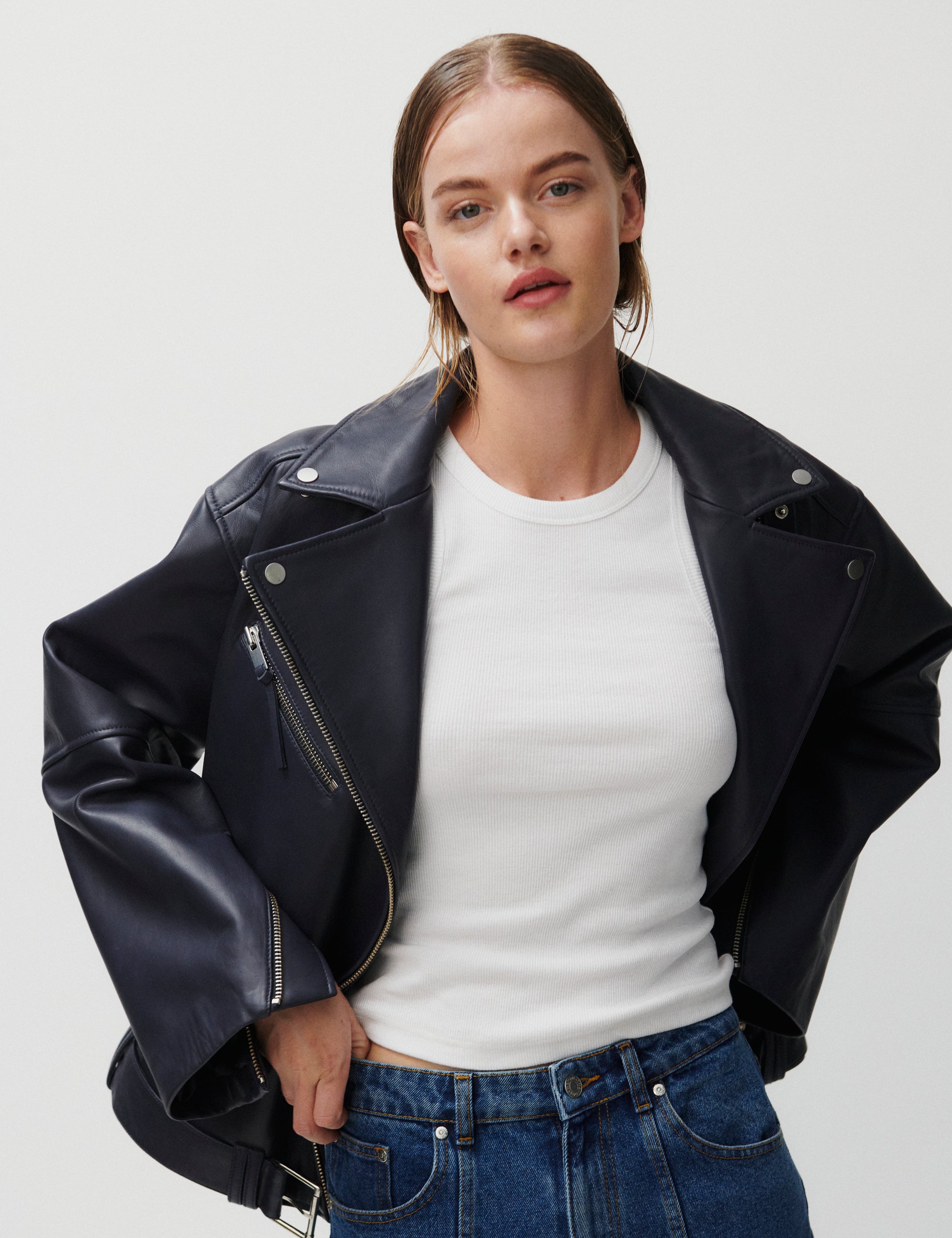 2NDDAY 2ND Lotus - Fine Leather Jacket 193918 Periscope
