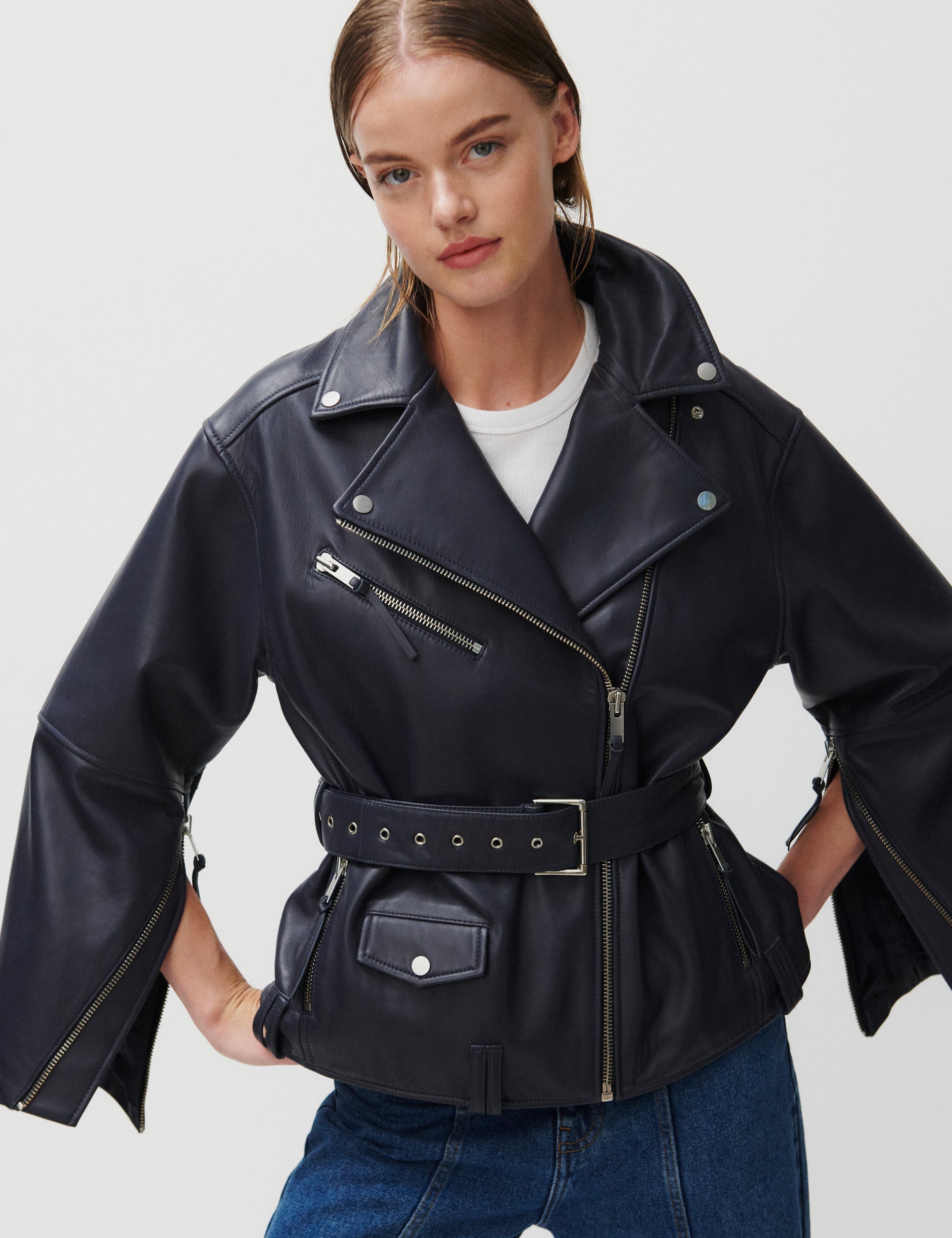 2NDDAY 2ND Lotus - Fine Leather Jacket 193918 Periscope