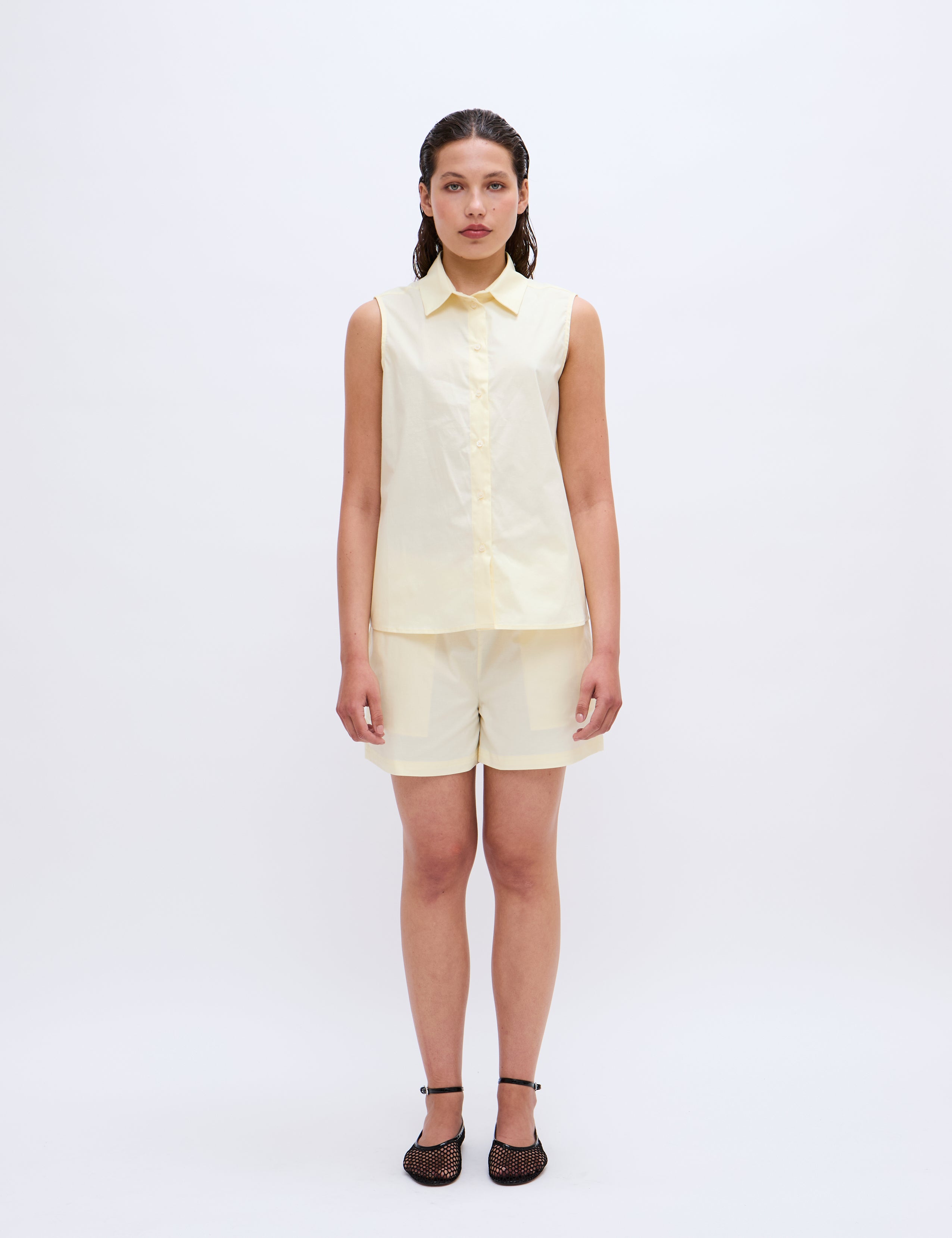 2NDDAY 2ND Marian - Poplin Shirts & Blouses 110617 Transparent Yellow