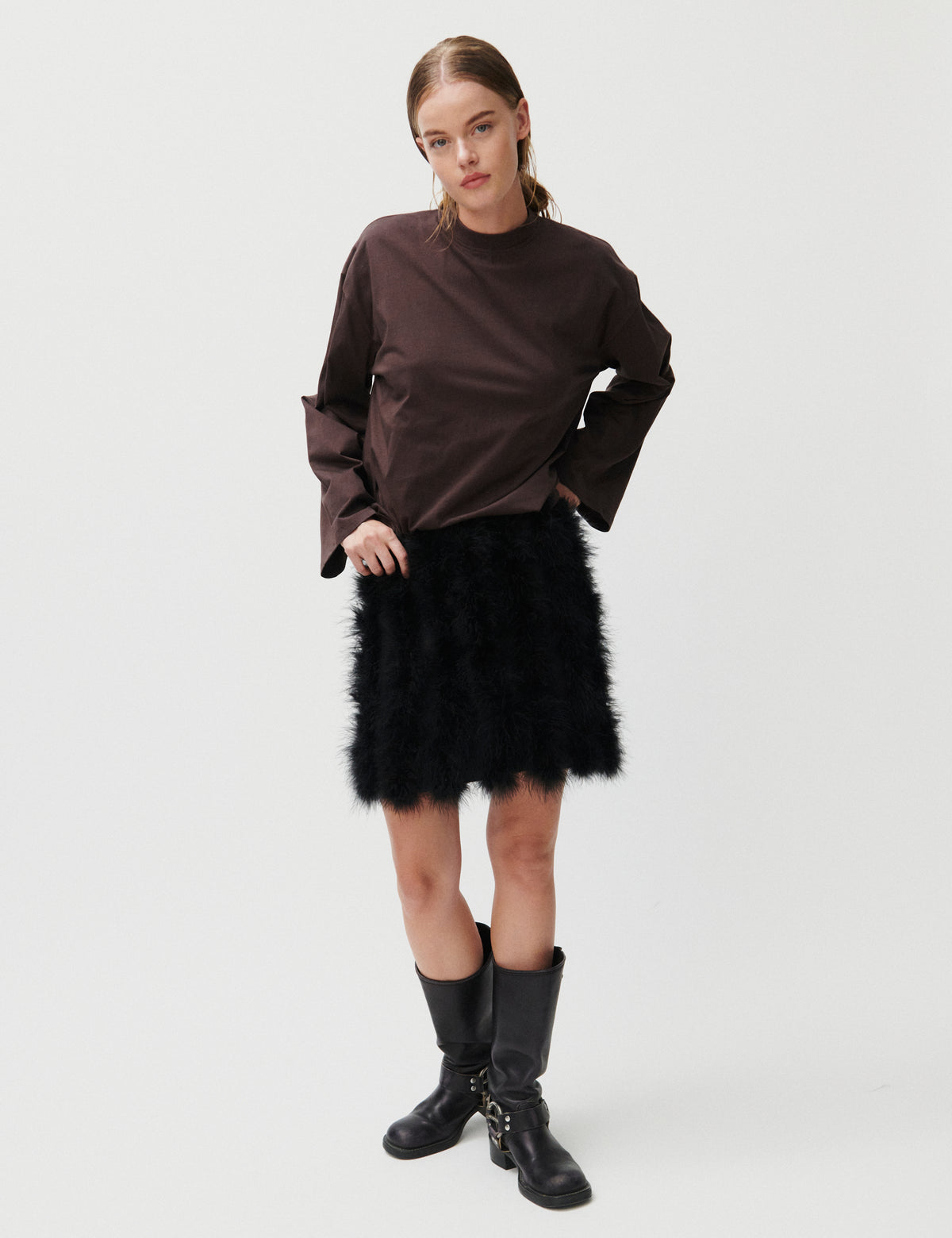 2NDDAY 2ND Mayanne - Heavy Satin - Skirt Skirt 190303 Black