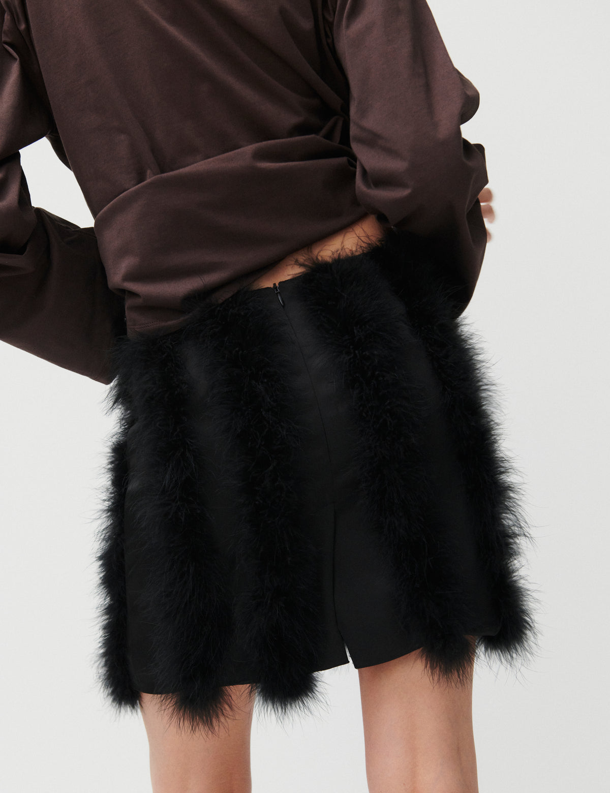 2NDDAY 2ND Mayanne - Heavy Satin - Skirt Skirt 190303 Black