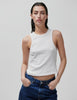 2ND Purity TT - Daily Cotton Rib - Top - Brilliant White