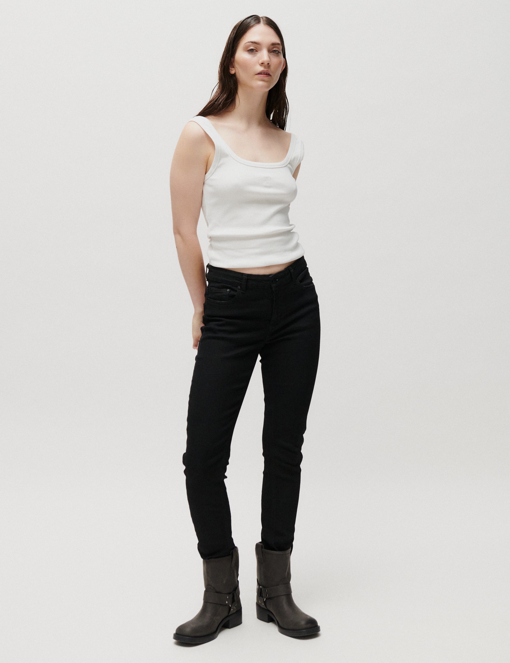 2NDDAY 2ND Samantha - Stretch Delight - Jeans Jeans D003 Un Black Denim