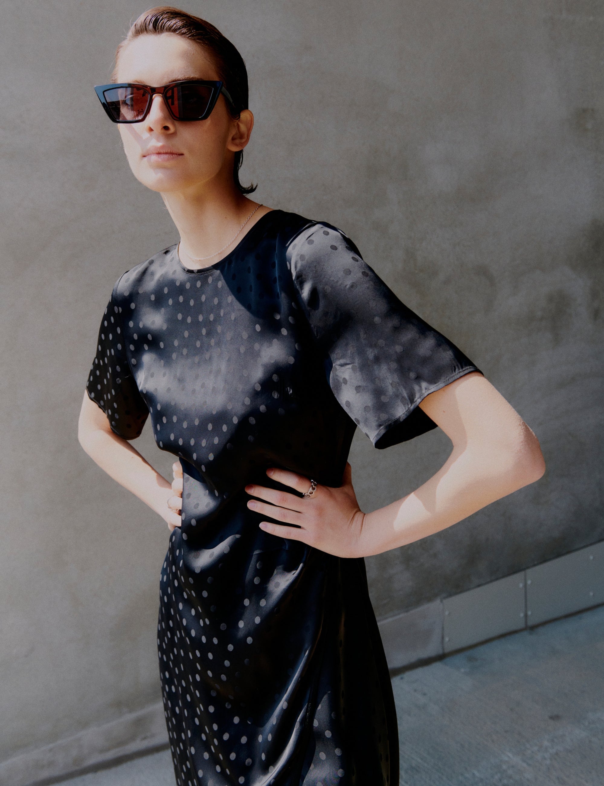 2NDDAY 2ND Serena - Jacquard Viscose - Dress Dress 190303 Black