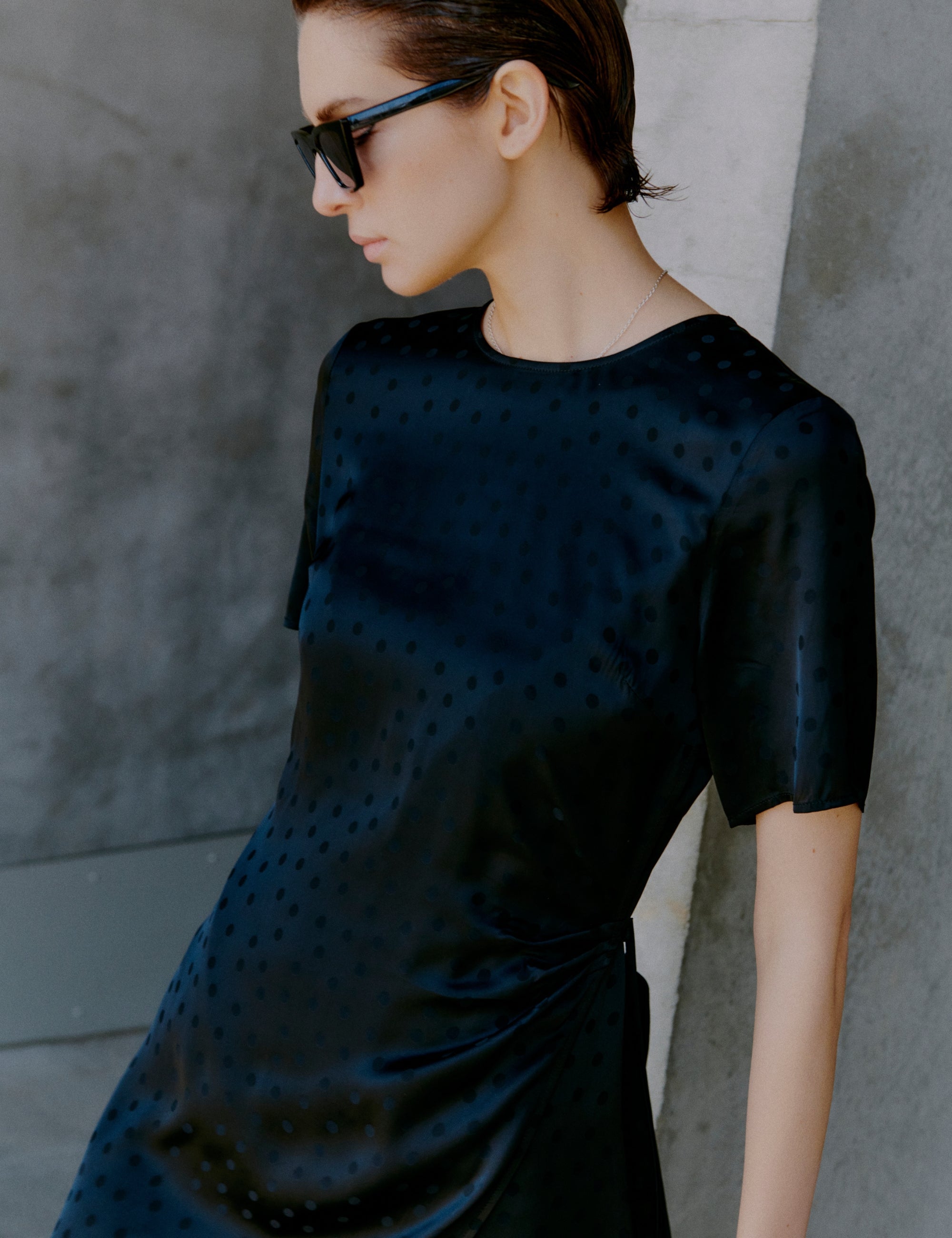 2NDDAY 2ND Serena - Jacquard Viscose - Dress Dress 190303 Black