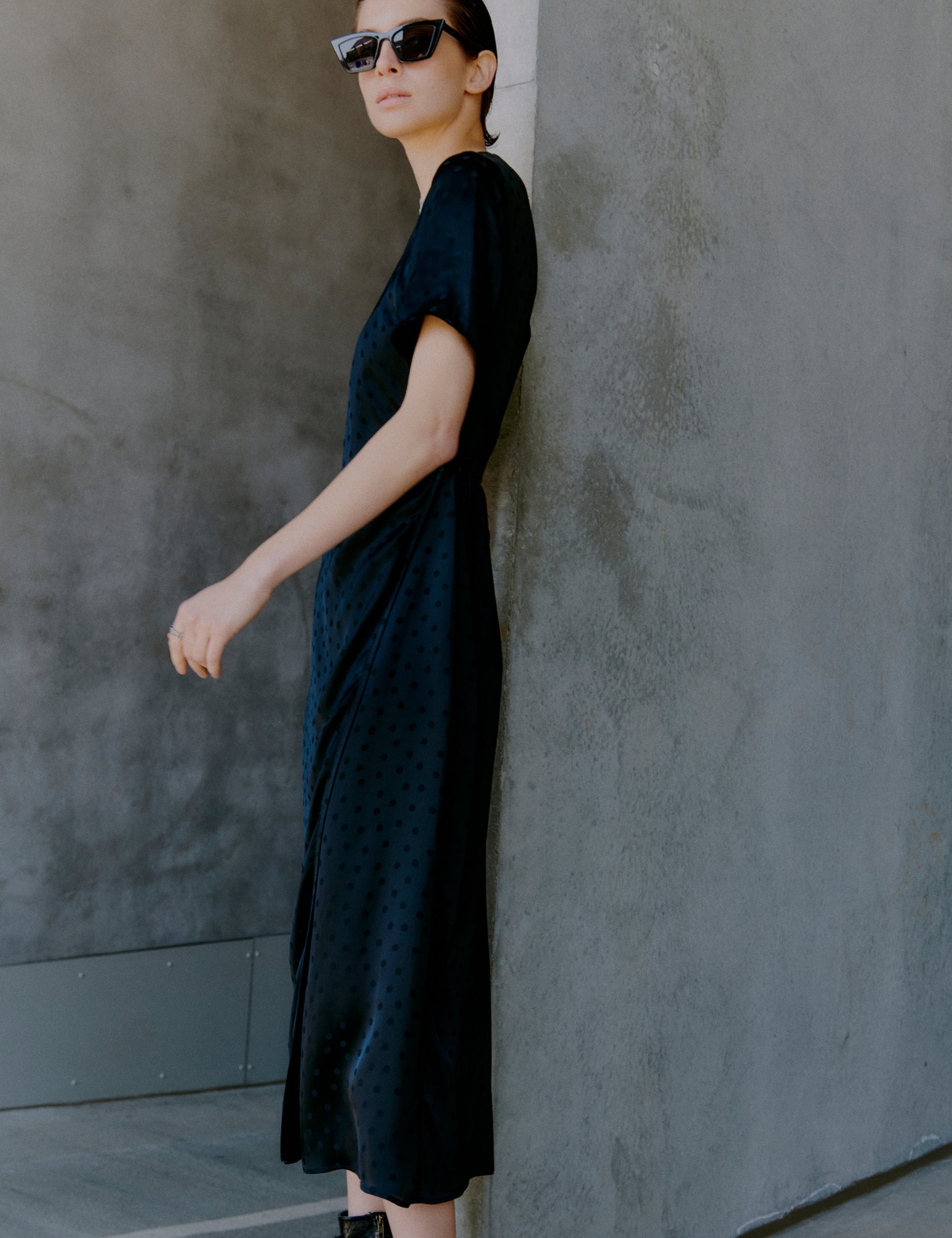 2NDDAY 2ND Serena - Jacquard Viscose - Dress Dress 190303 Black