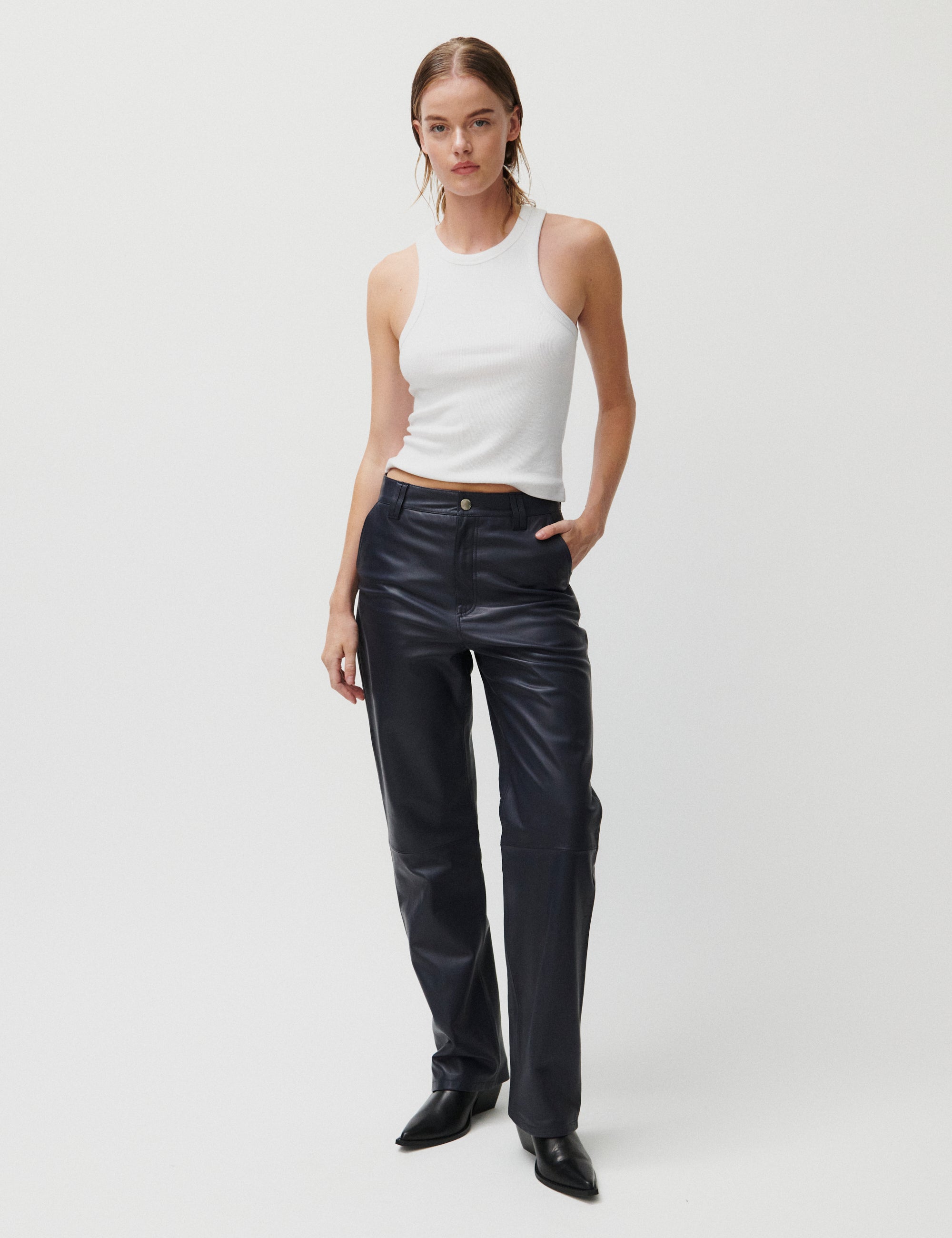 2NDDAY 2ND Toff - Fine leather Pants 193918 Periscope