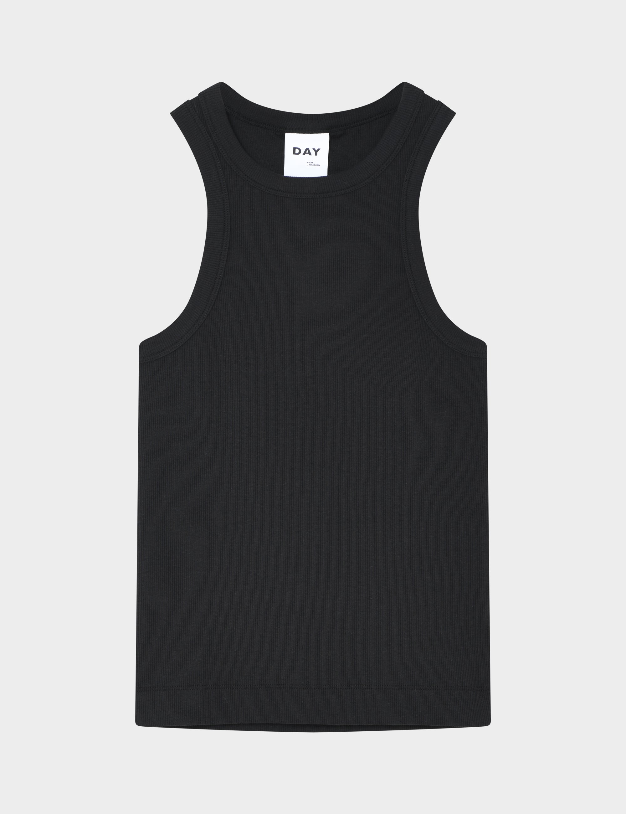 DAY Birger ét Mikkelsen Alisson - Classic Rib Top 190303 BLACK