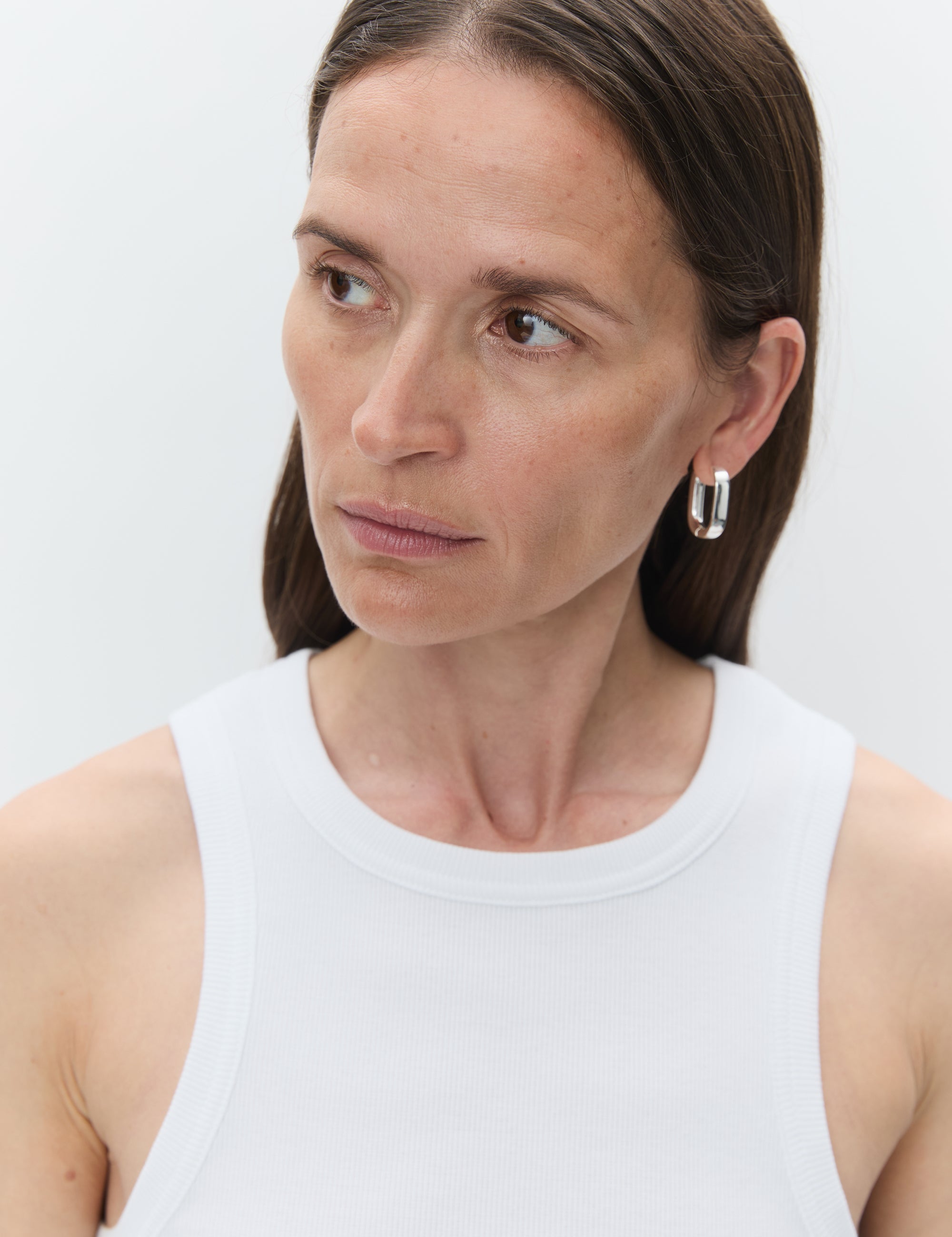 DAY Birger ét Mikkelsen Alisson - Classic Rib RD Tops & T-Shirts 110601 BRIGHT WHITE