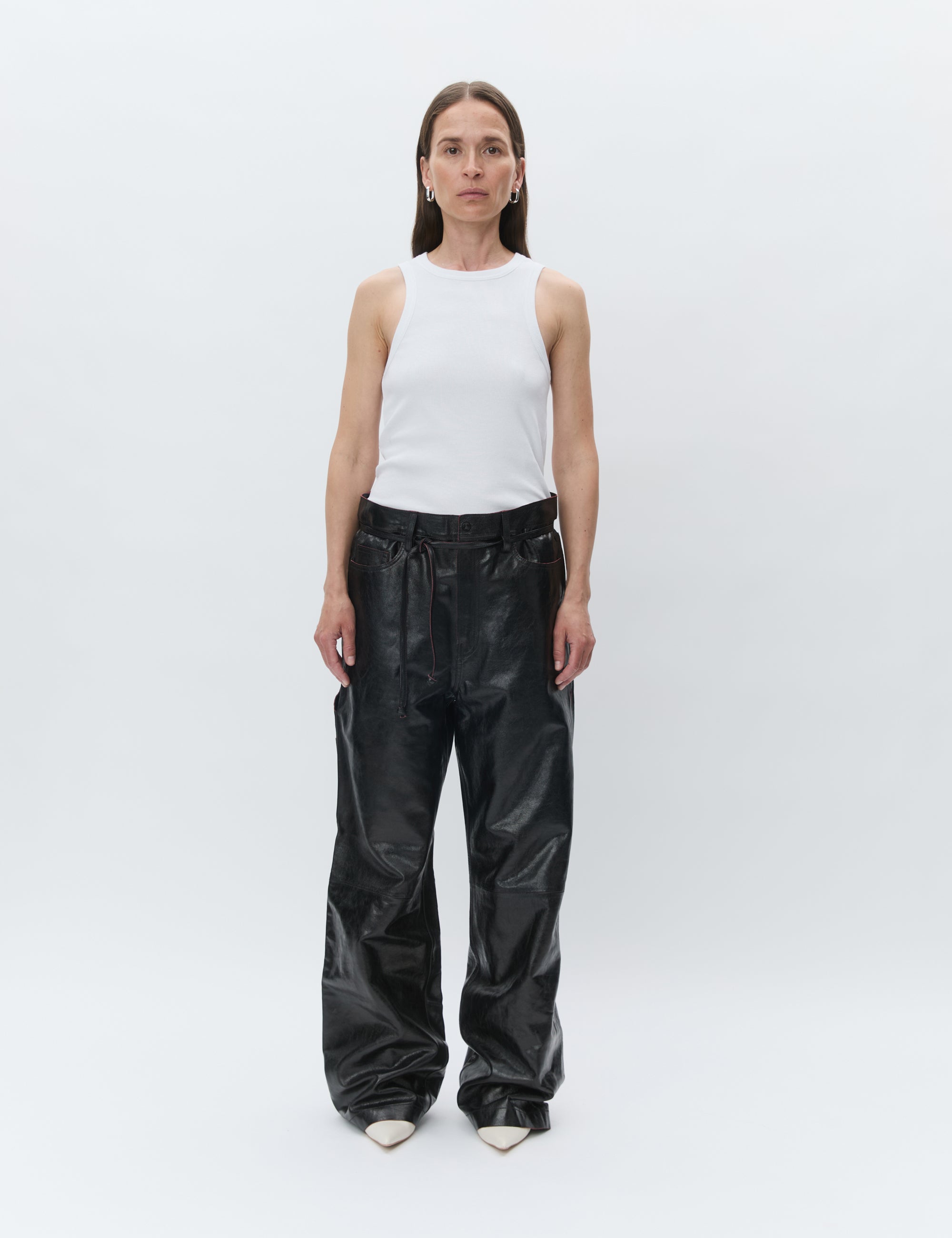 DAY Birger ét Mikkelsen Alisson - Classic Rib RD Tops & T-Shirts 110601 BRIGHT WHITE