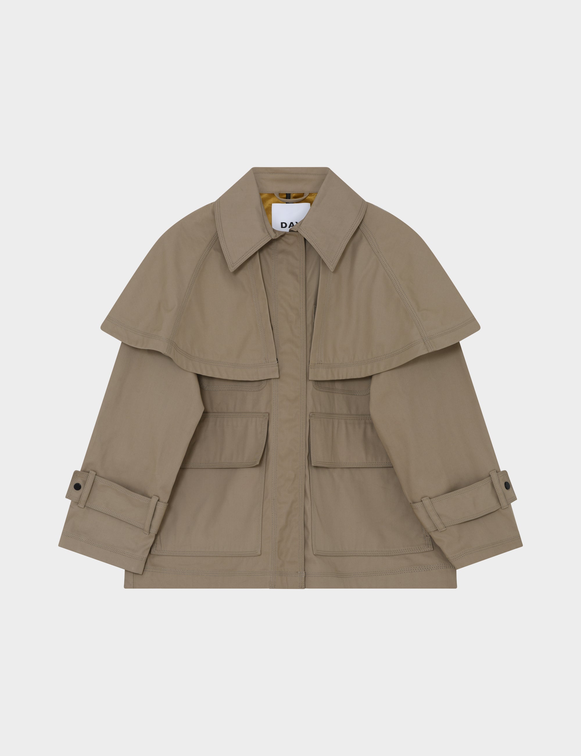 DAY Birger ét Mikkelsen Amira - Heavy Cotton - Jacket Jacket 171109 CHINCHILLA