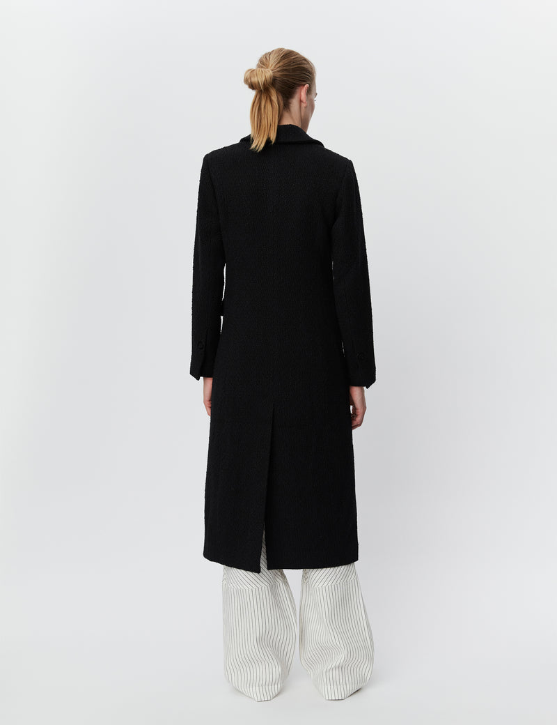 DAY Birger ét Mikkelsen Ana - Conceptual Wool Coats 190303 BLACK