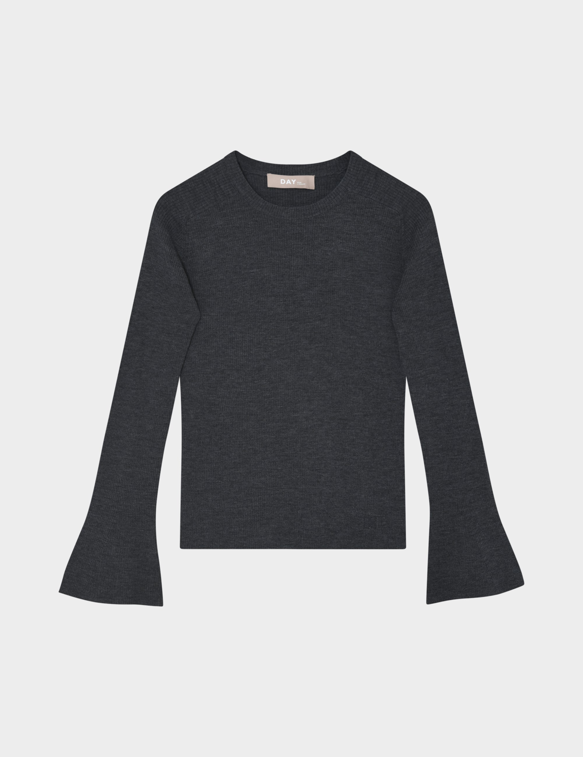 DAY Birger ét Mikkelsen Anabelle Rib - Daily Elements - Pullover Pullover 500003 Dark Grey Melange