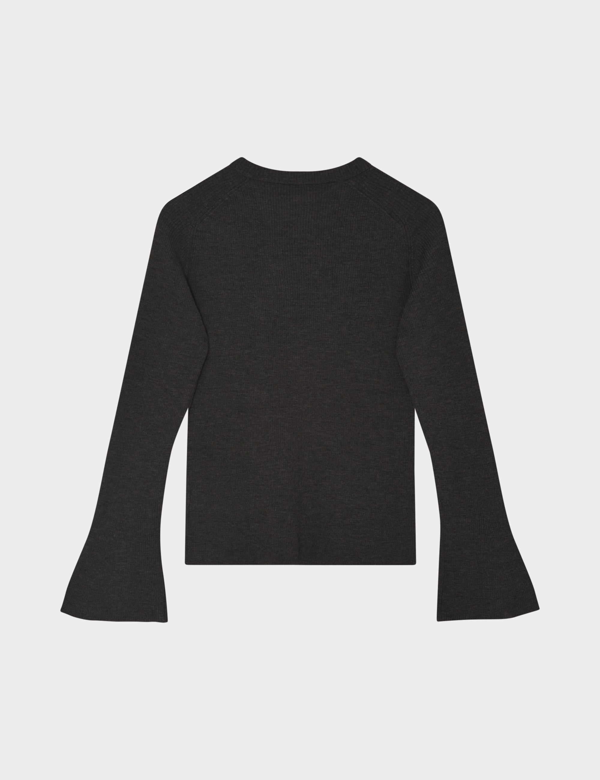 DAY Birger ét Mikkelsen Anabelle Rib - Daily Elements - Pullover Pullover 500116 DARK BROWN MELANGE
