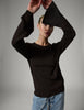 Anabelle Rib - Daily Elements - Pullover - DARK BROWN MELANGE