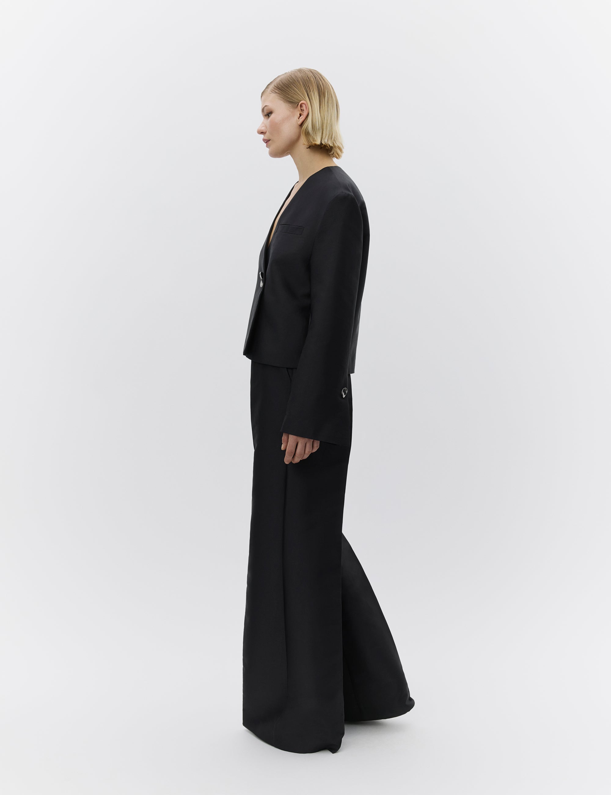 DAY Birger ét Mikkelsen April - Shiny Suiting Pants 190303 Black