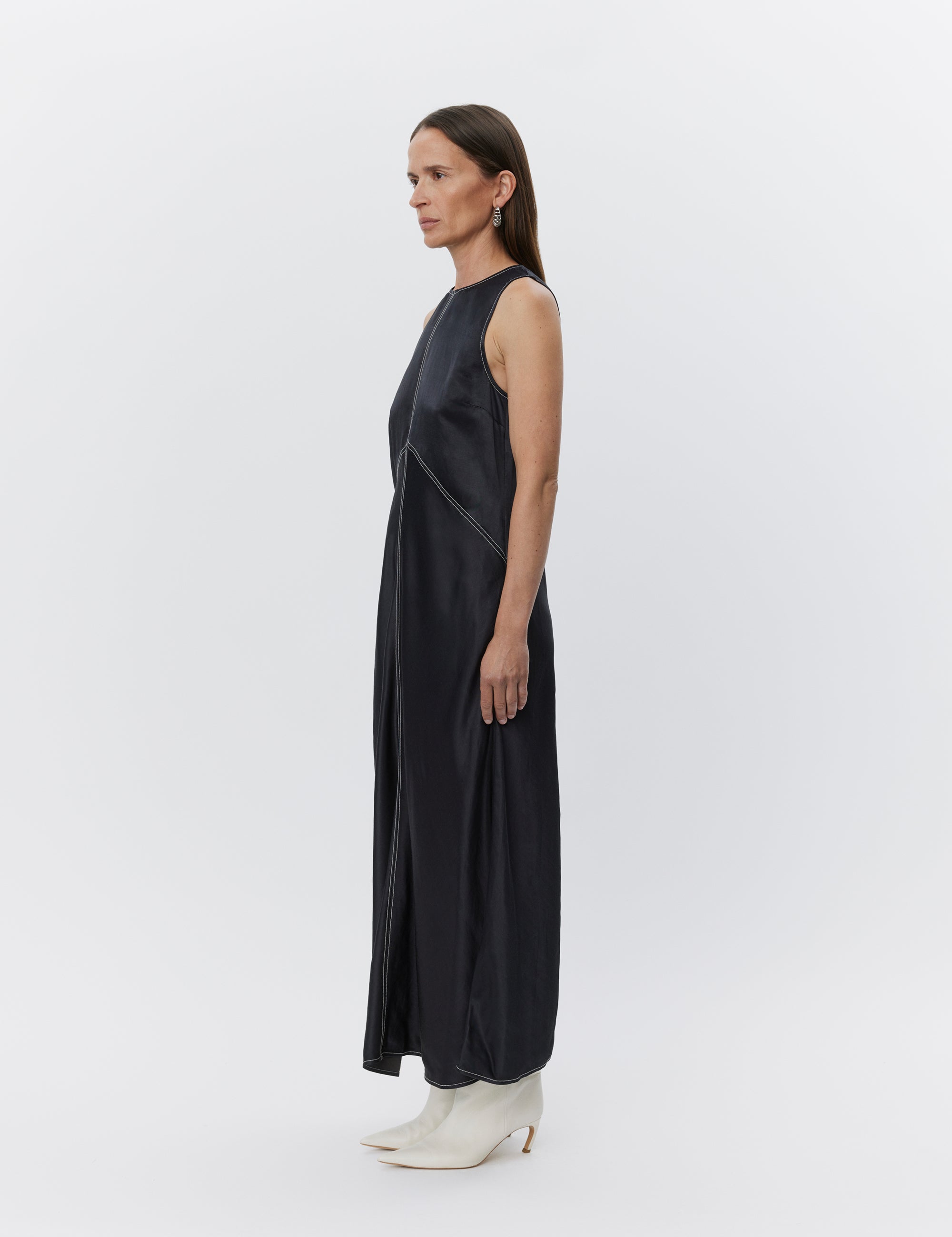 DAY Birger ét Mikkelsen Aurora - High Shine Blend Dress 190303 BLACK