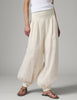 Beate - Contrast Linen - Pants - Jet Stream