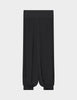 Beate - Contrast Linen - Pants - Black