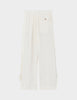 Belle - Contrast Linen - Pants - Jet Stream