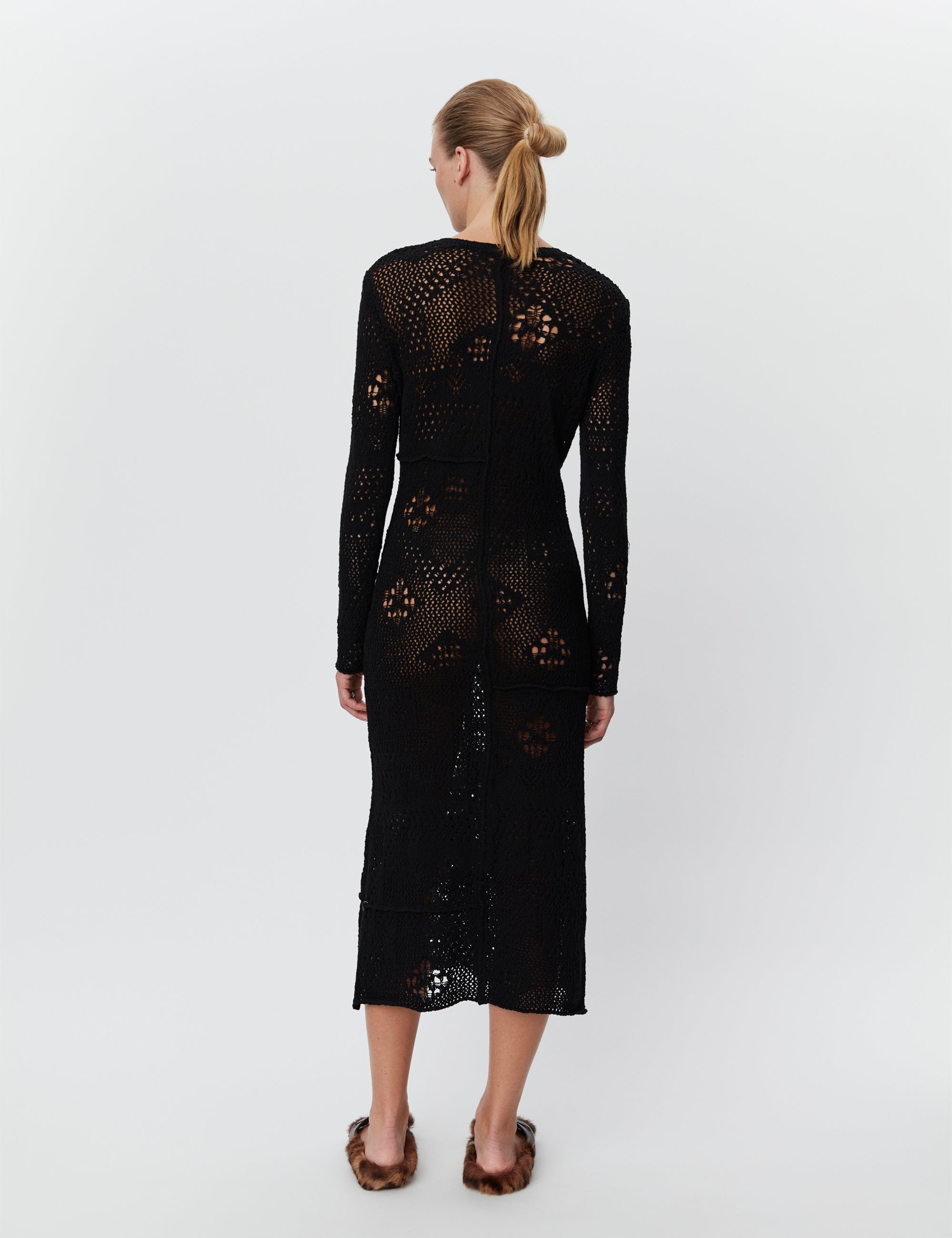 DAY Birger ét Mikkelsen Benoit - Artistic Crochet RD Dress 190303 Black