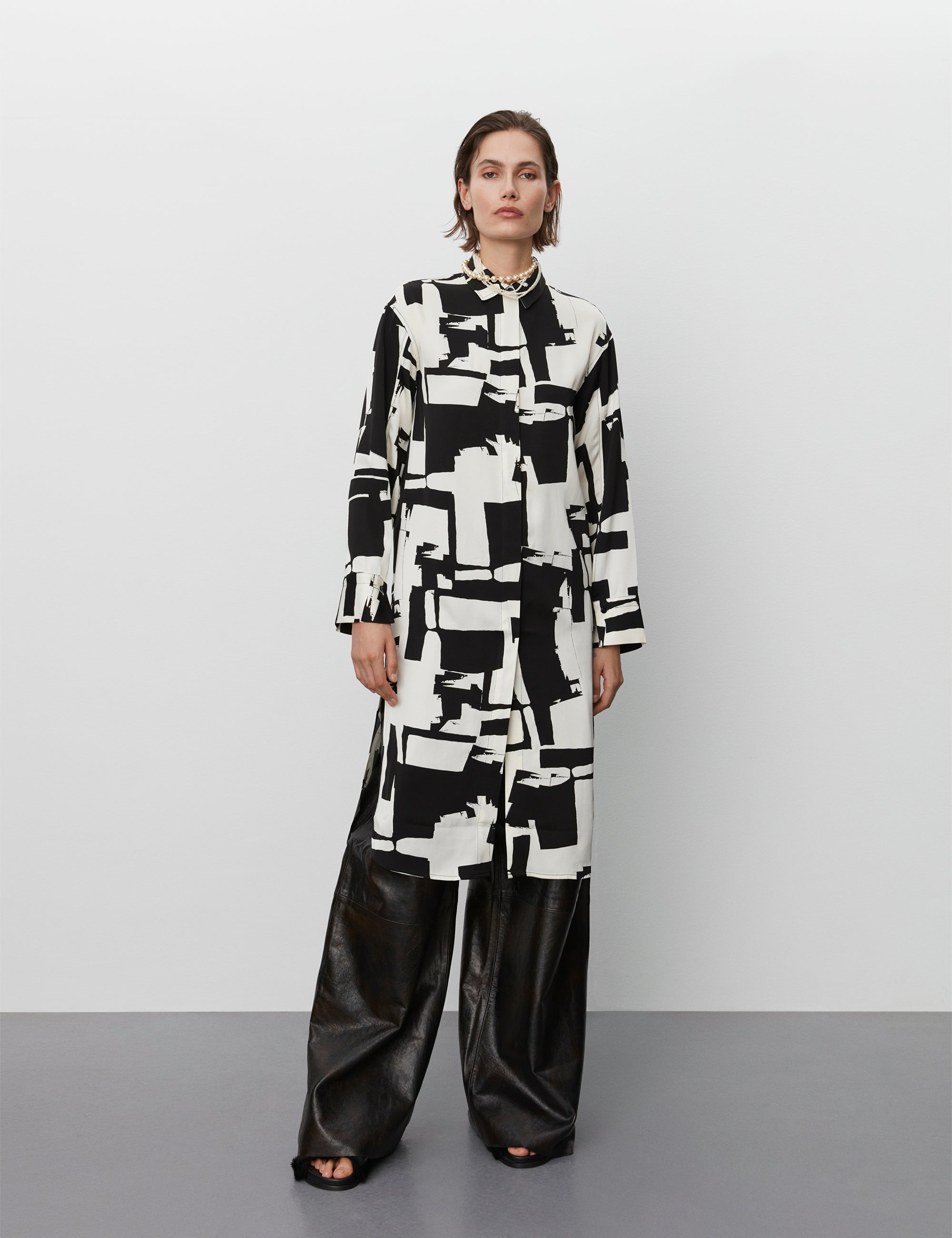 DAY Birger ét Mikkelsen Berry - Graphic Collage RD Dress 190303 BLACK