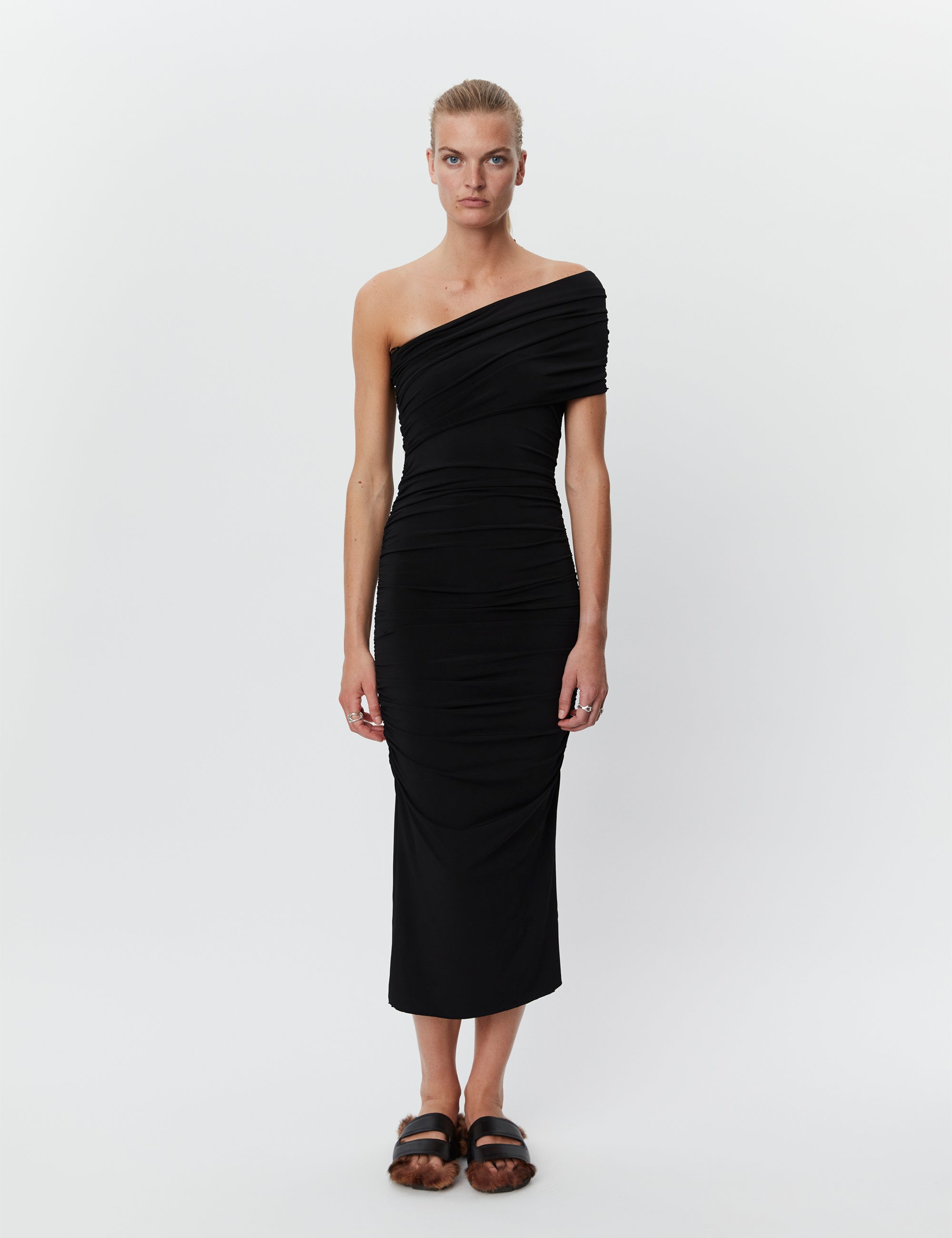 DAY Birger ét Mikkelsen Bertille - Delicate Stretch Dress 190303 BLACK