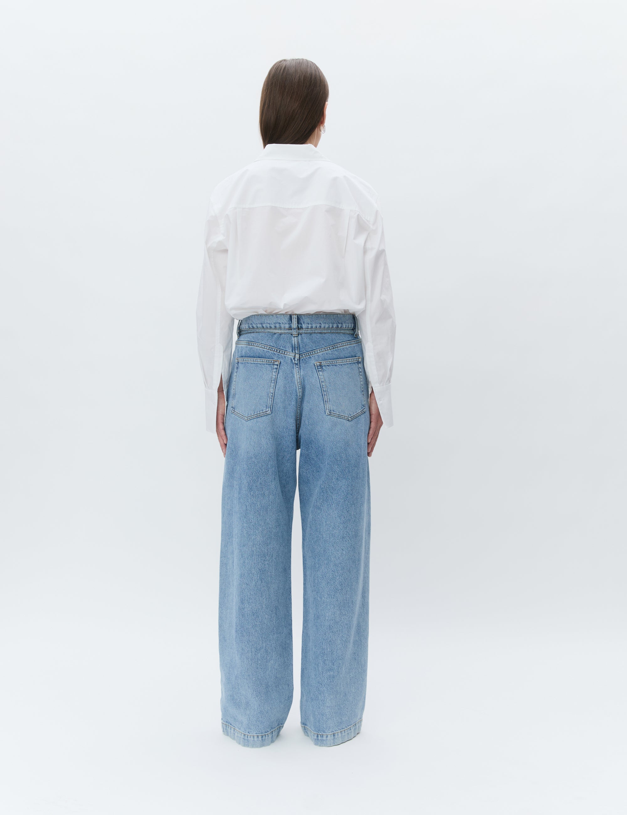 DAY Birger ét Mikkelsen Christiane - Solid Cotton RD Shirts & Blouses 110601 Bright White