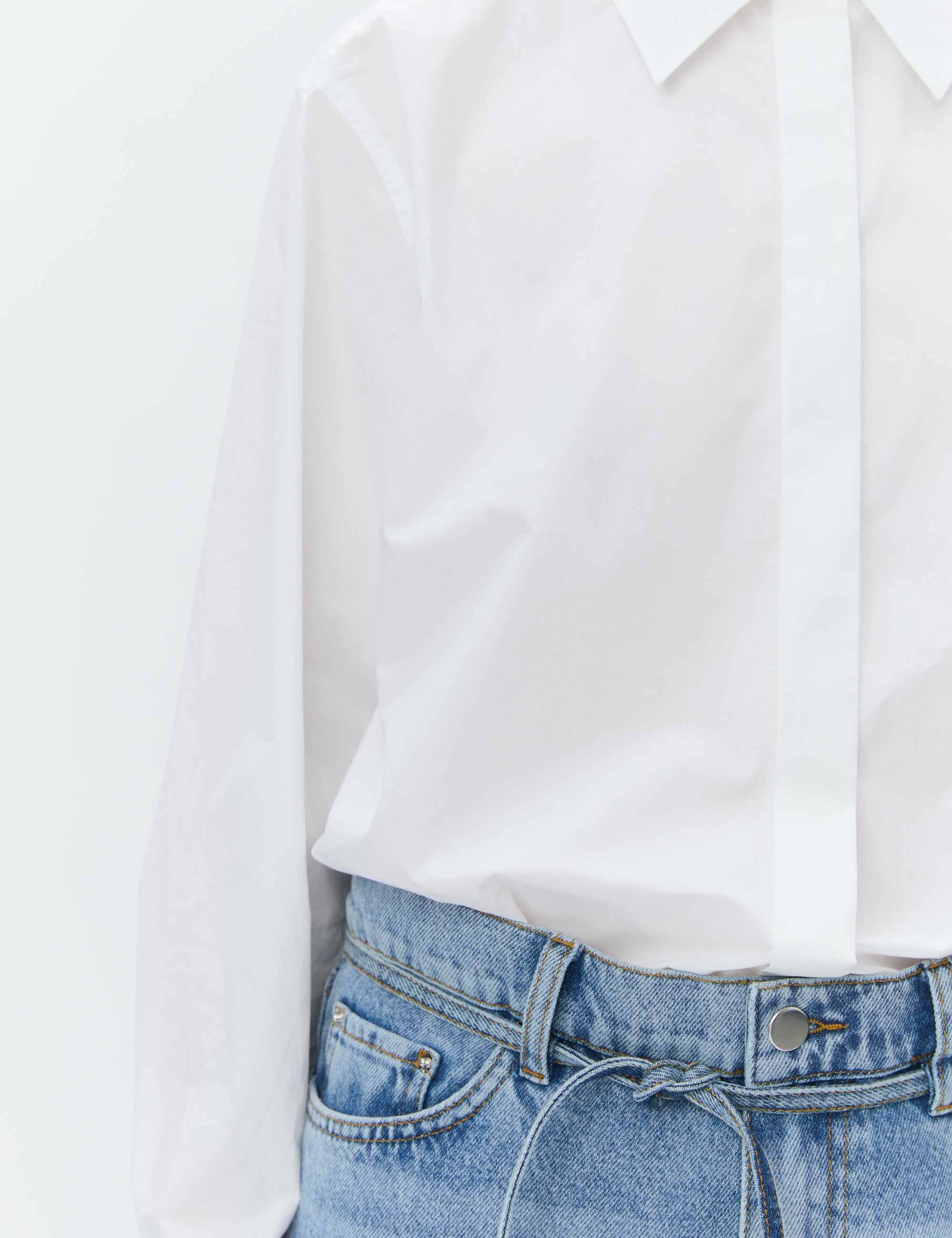 DAY Birger ét Mikkelsen Christiane - Solid Cotton RD Shirts & Blouses 110601 Bright White