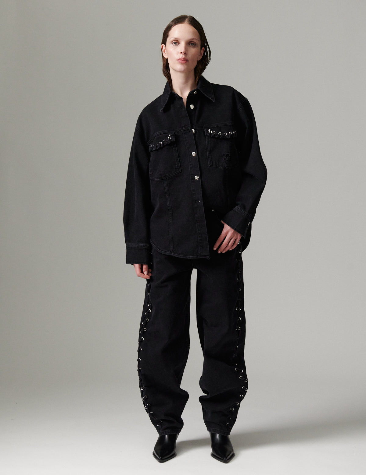 DAY Birger ét Mikkelsen DAYBarrollo - Braided Twill - Jeans Jeans 100001 Black Washed