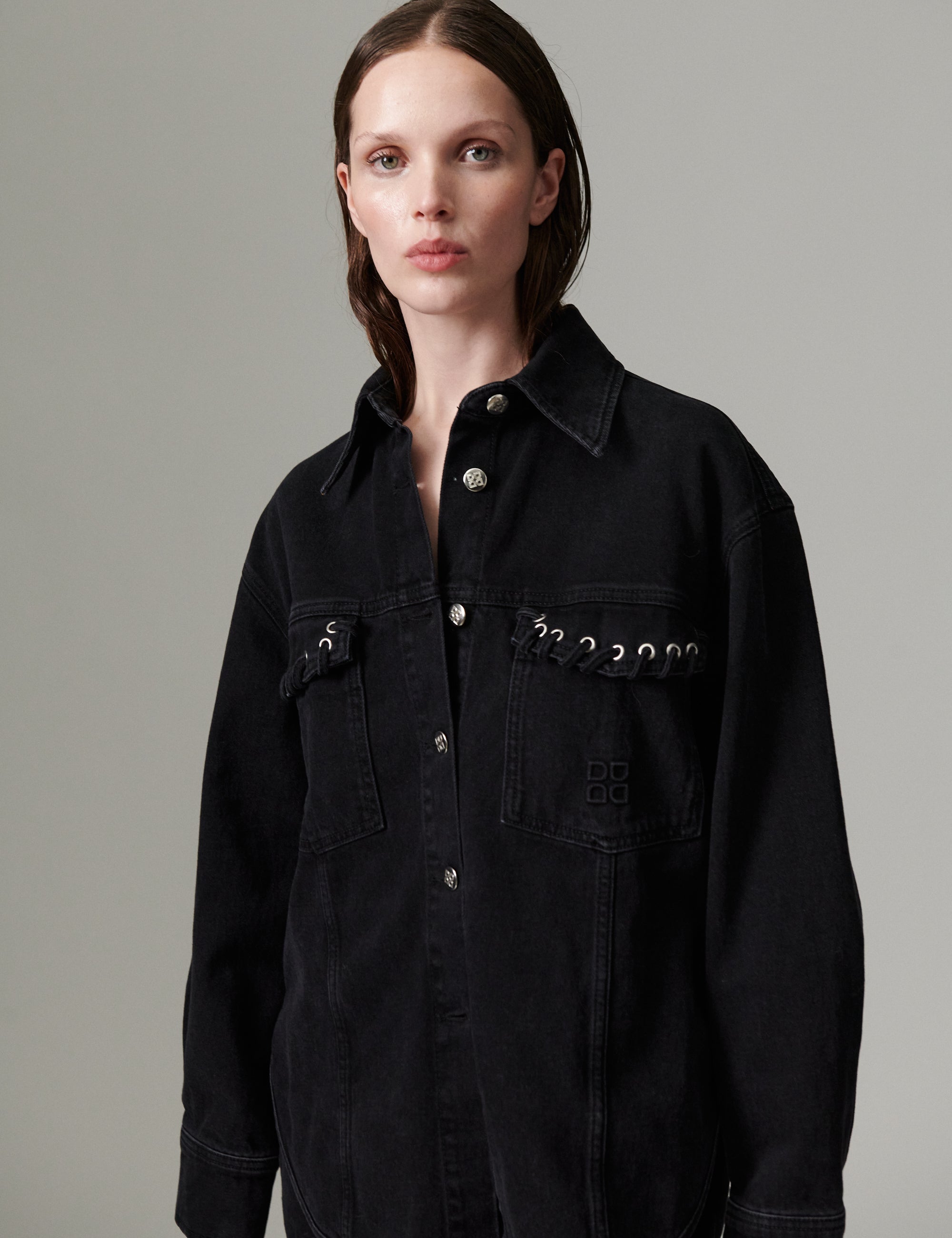 DAY Birger ét Mikkelsen DAYCaro - Braided Twill - Jacket Jacket 100001 Black Washed