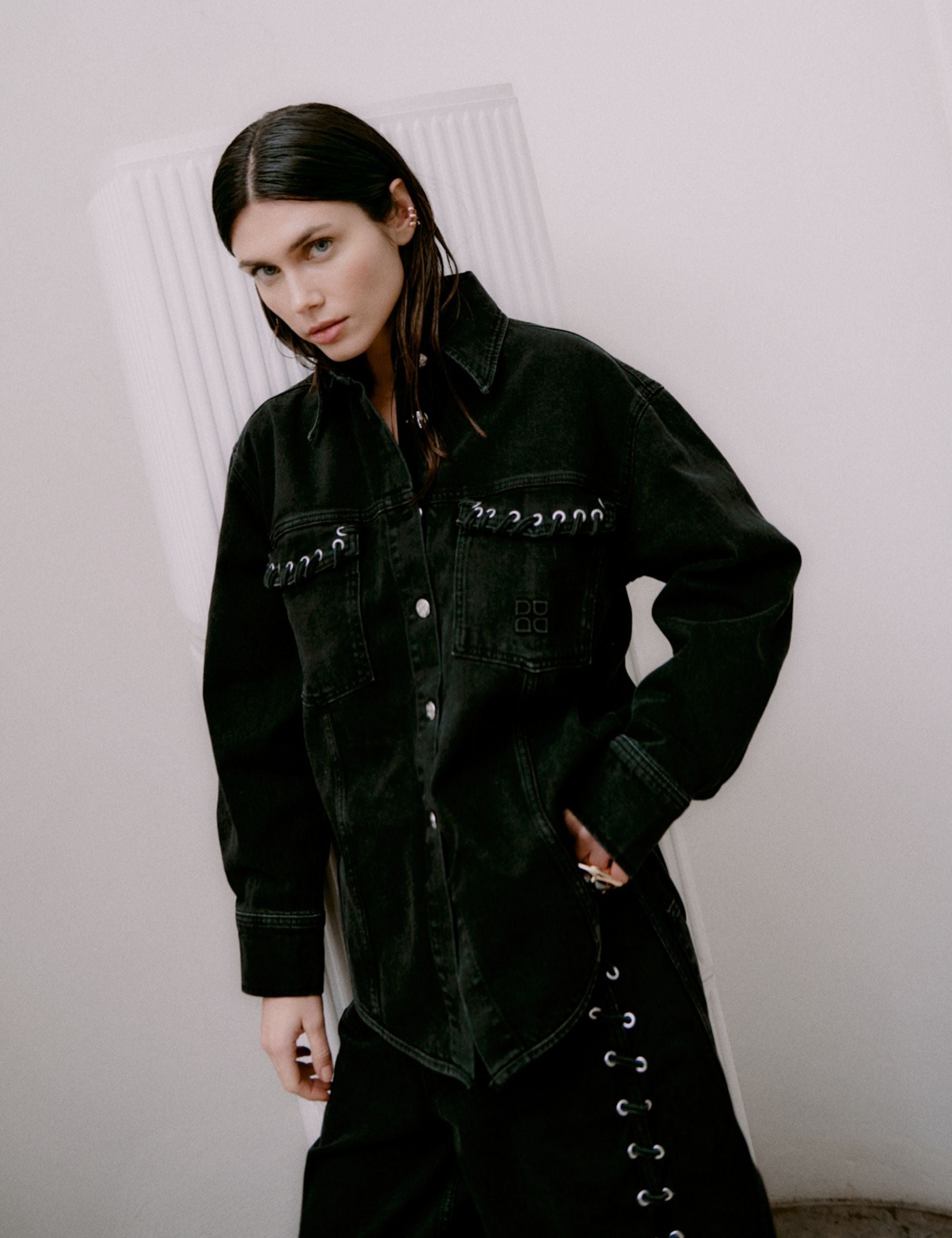 DAY Birger ét Mikkelsen DAYCaro - Braided Twill - Jacket Jacket 100001 Black Washed