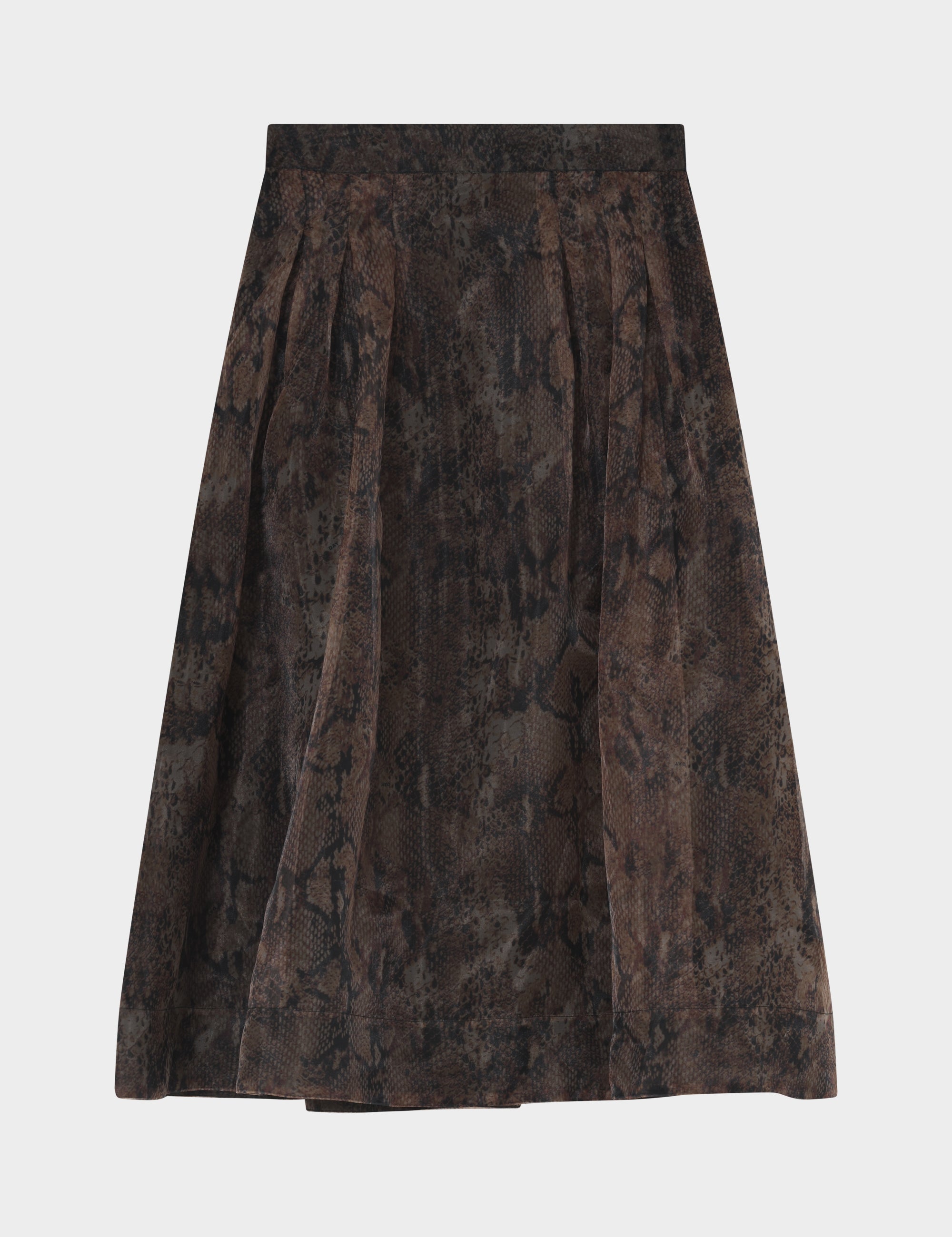 DAY Birger ét Mikkelsen DAYChai - Organza - Skirt Skirt BROWN SNAKEY