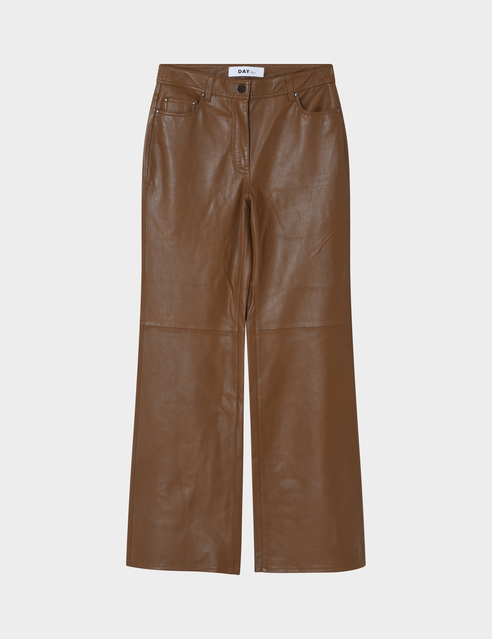 DAY Birger ét Mikkelsen DAYFlaro - Soft Lamb Leather - Pants Pants 180933 RUBBER
