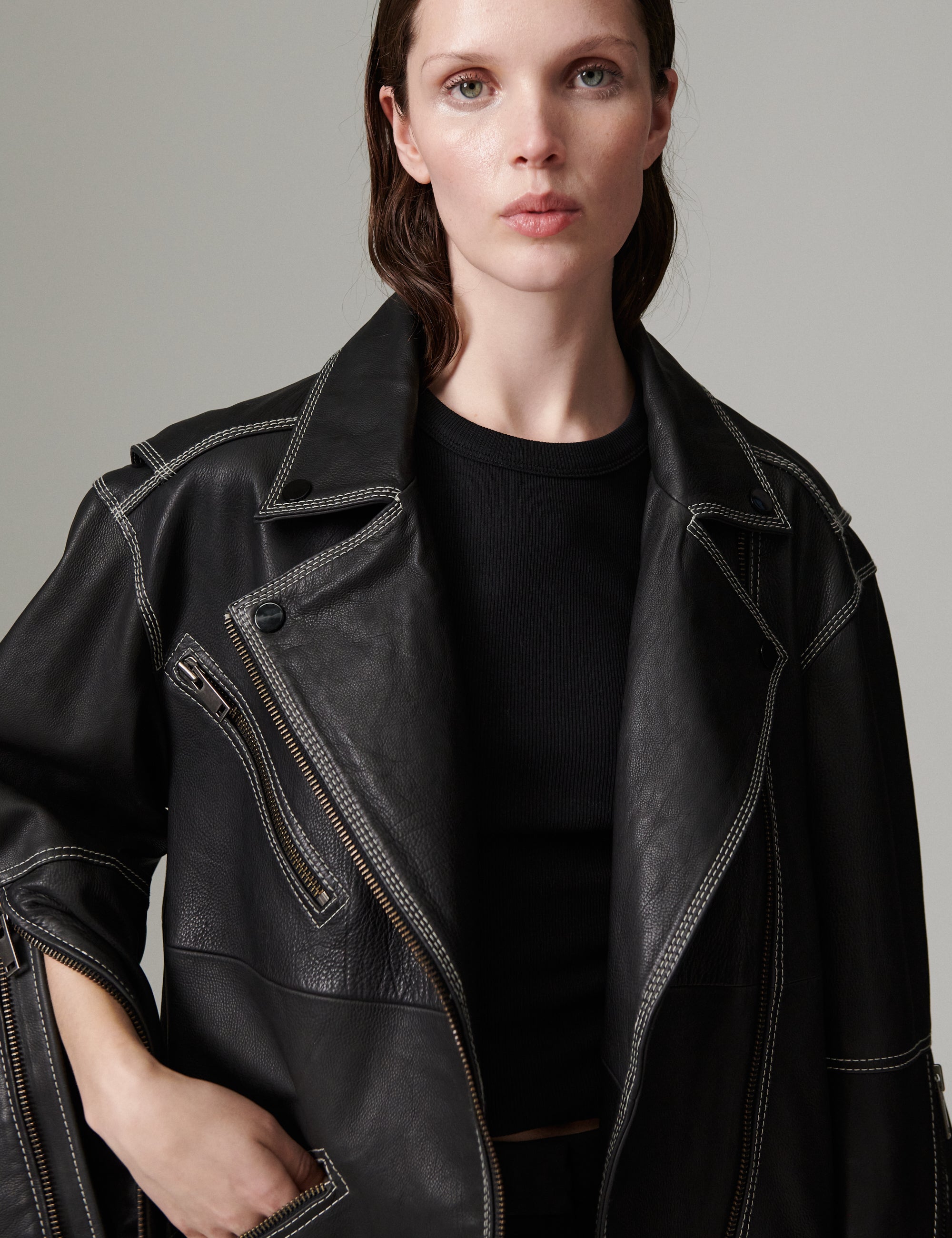 DAY Birger ét Mikkelsen DAYGerry - Calf -Jacket Jacket 190303 Black
