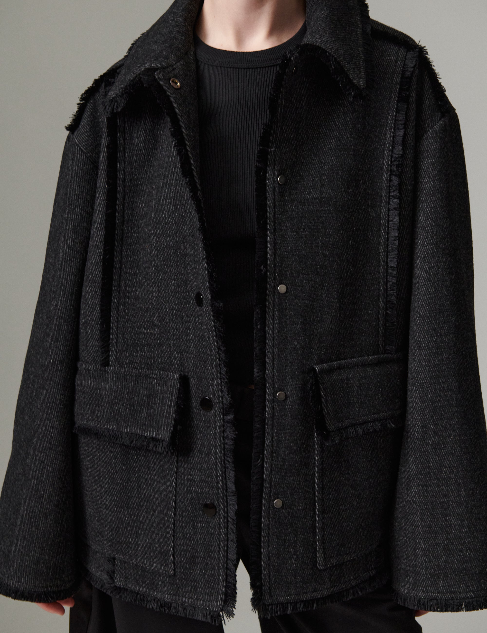 DAY Birger ét Mikkelsen DAYHarry - Wool Structure - Jacket Jacket 900013 Grey Twill