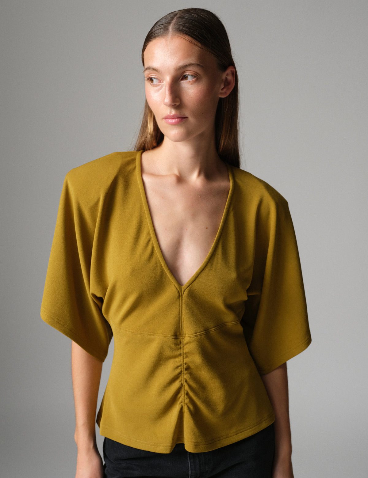 DAY Birger ét Mikkelsen DAYJingo - Pique - Top Top 170836 ECRU OLIVE