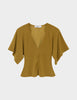 DAYJingo - Pique - Top - ECRU OLIVE