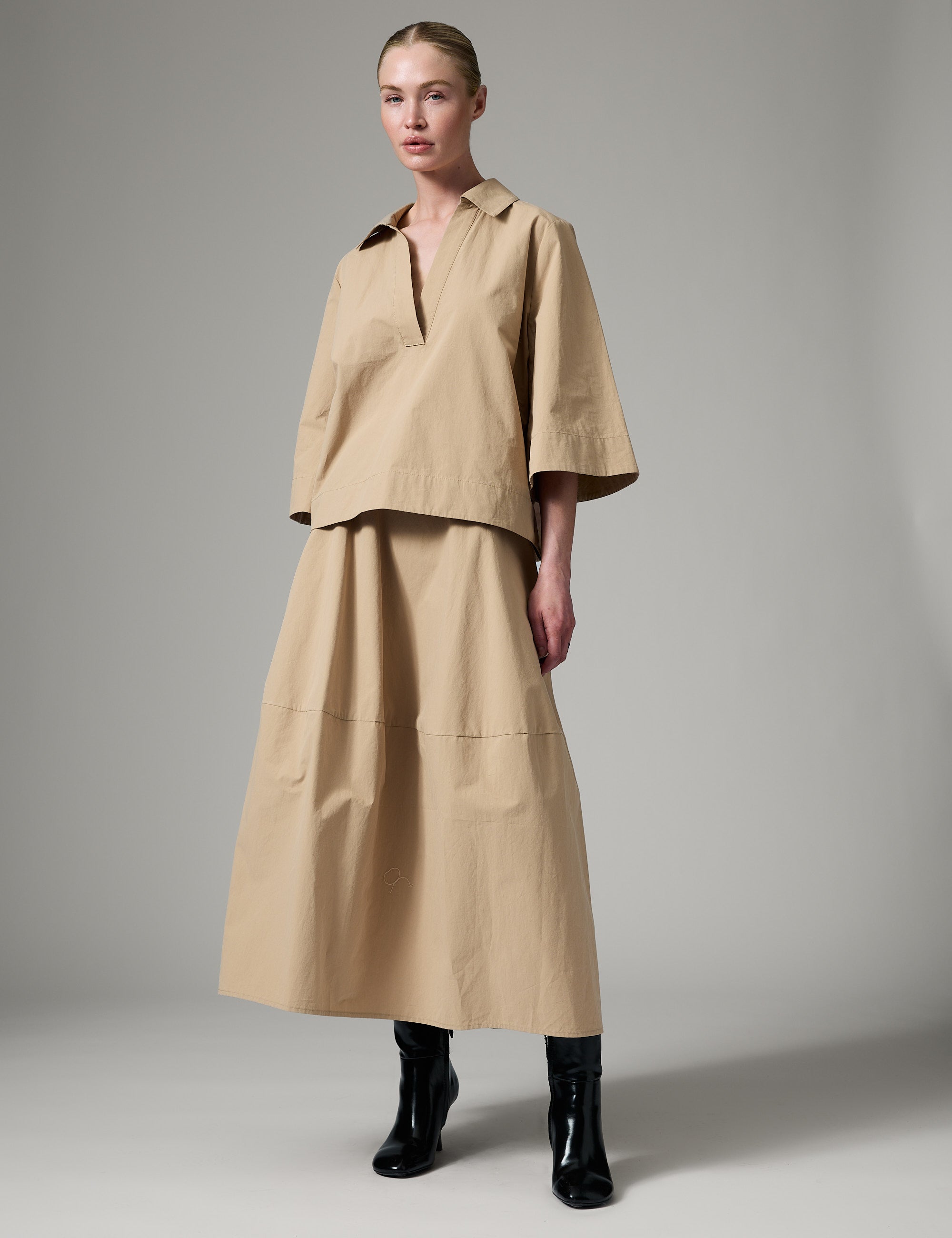 DAY Birger ét Mikkelsen DAYLuma- Cottaline - Blouse Blouse 500124 TAUPE