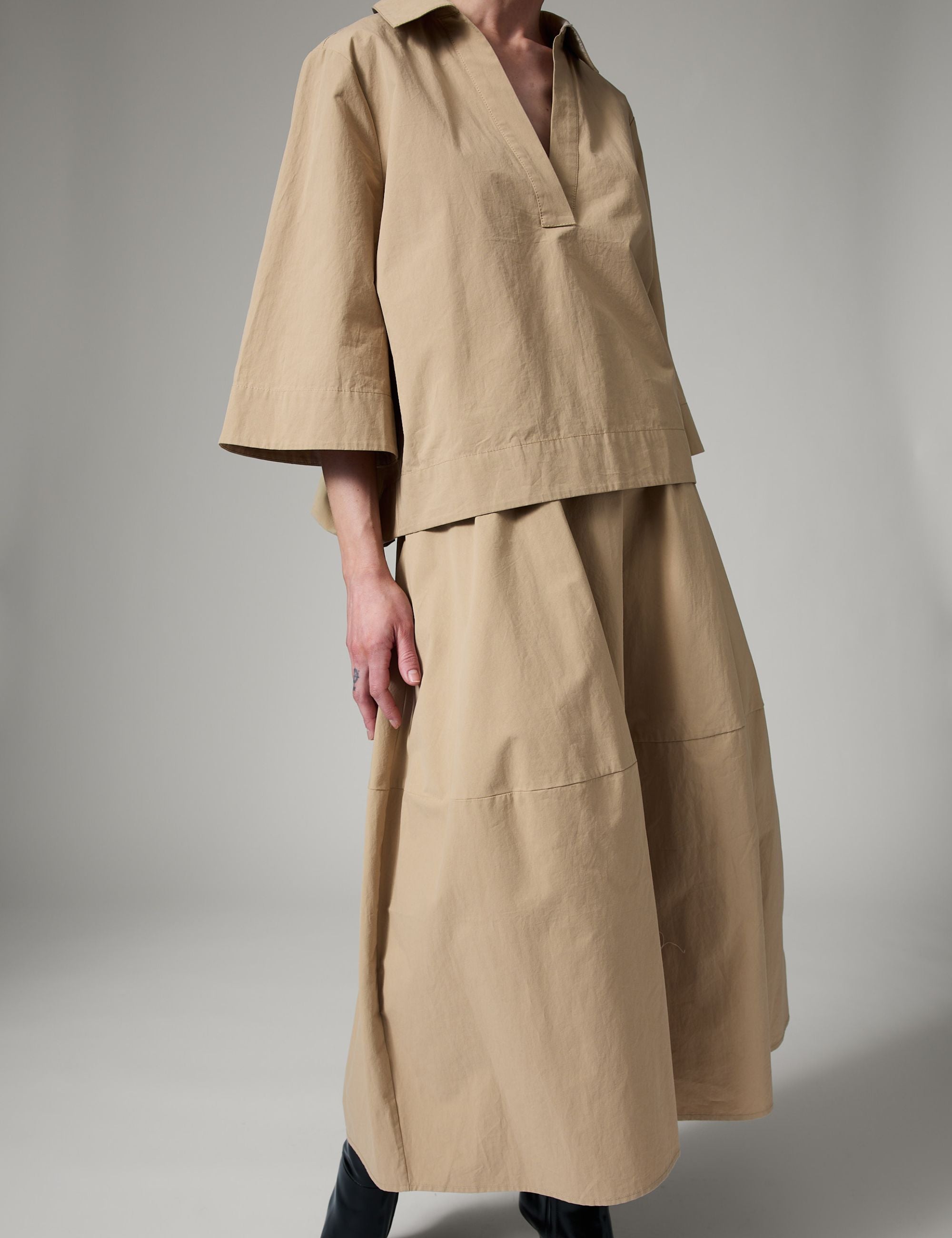DAY Birger ét Mikkelsen DAYLuma- Cottaline - Blouse Blouse 500124 TAUPE