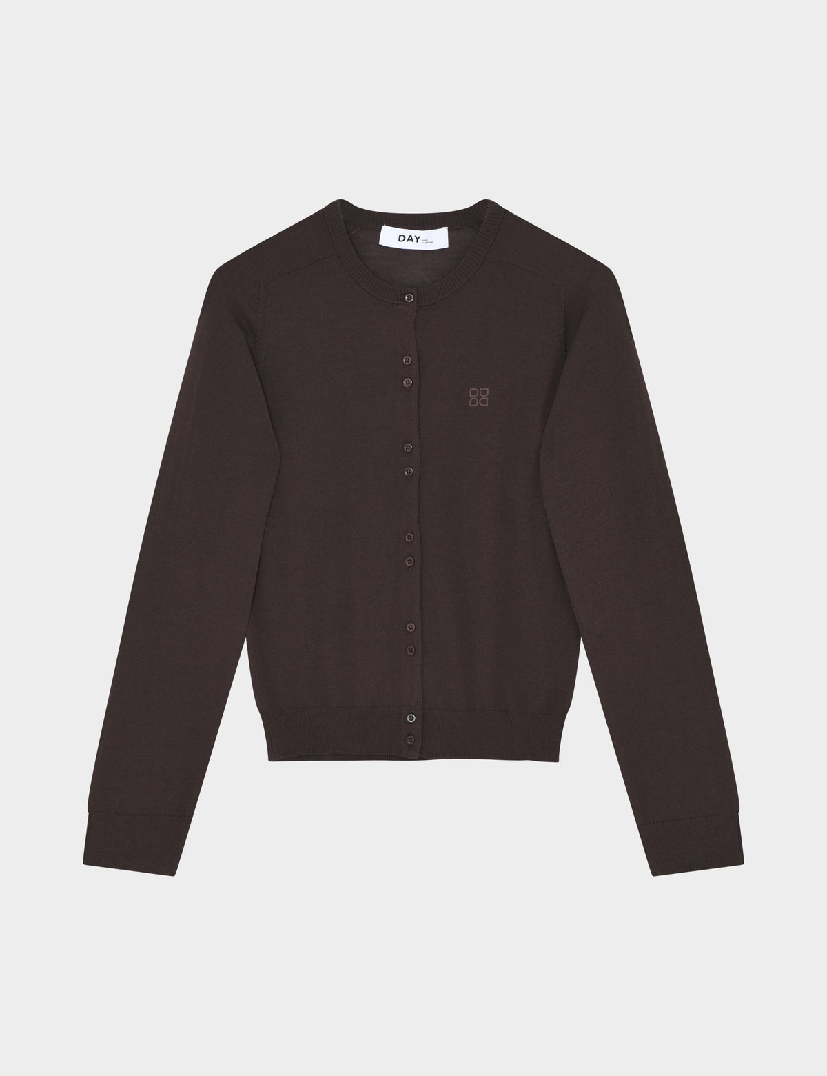 DAY Birger ét Mikkelsen DAYLuna - Daily Elements - Cardigan Cardigan 191110 CHOCOLATE PLUM