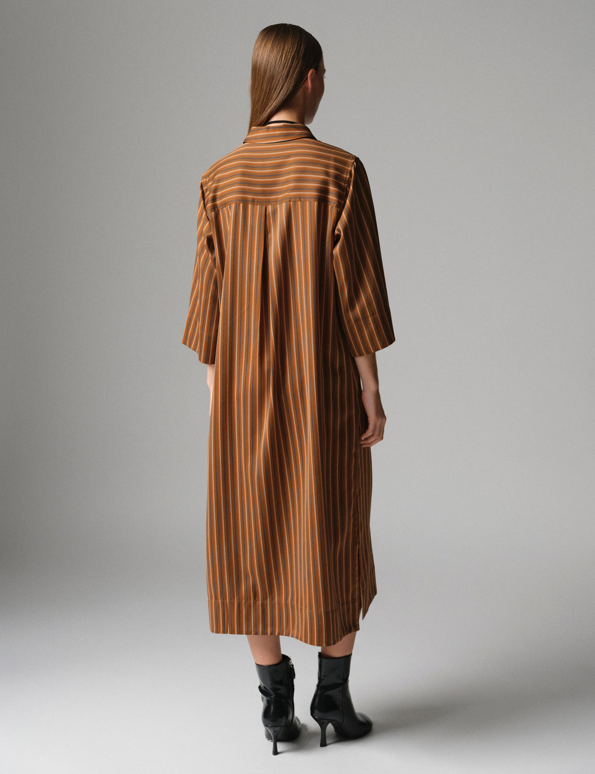 DAY Birger ét Mikkelsen DAYMantis -Chic Stripes Dress 10083 Brown stripe