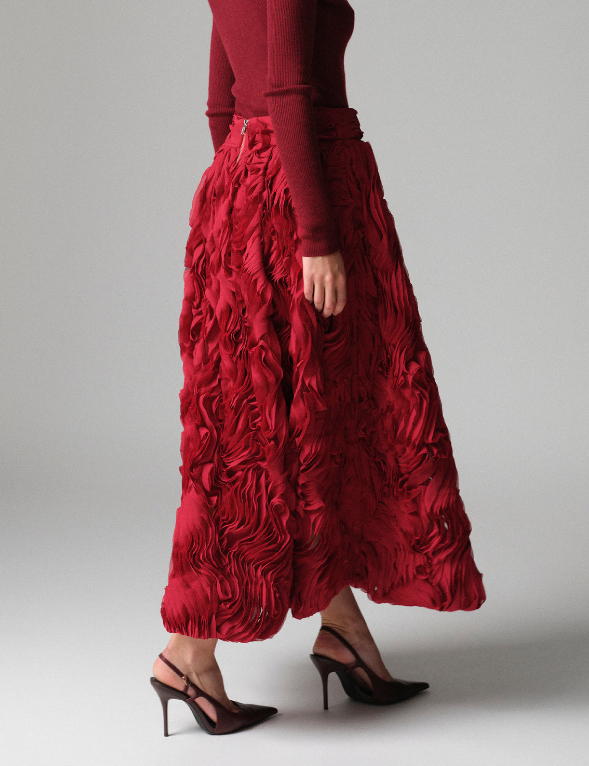 DAY Birger ét Mikkelsen DAYMaylee - Ruffled lacy - Skirt Skirt 09042 Biking Red