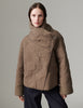 DAYMel - Rhombus Qiuilt - Jacket - Walnut