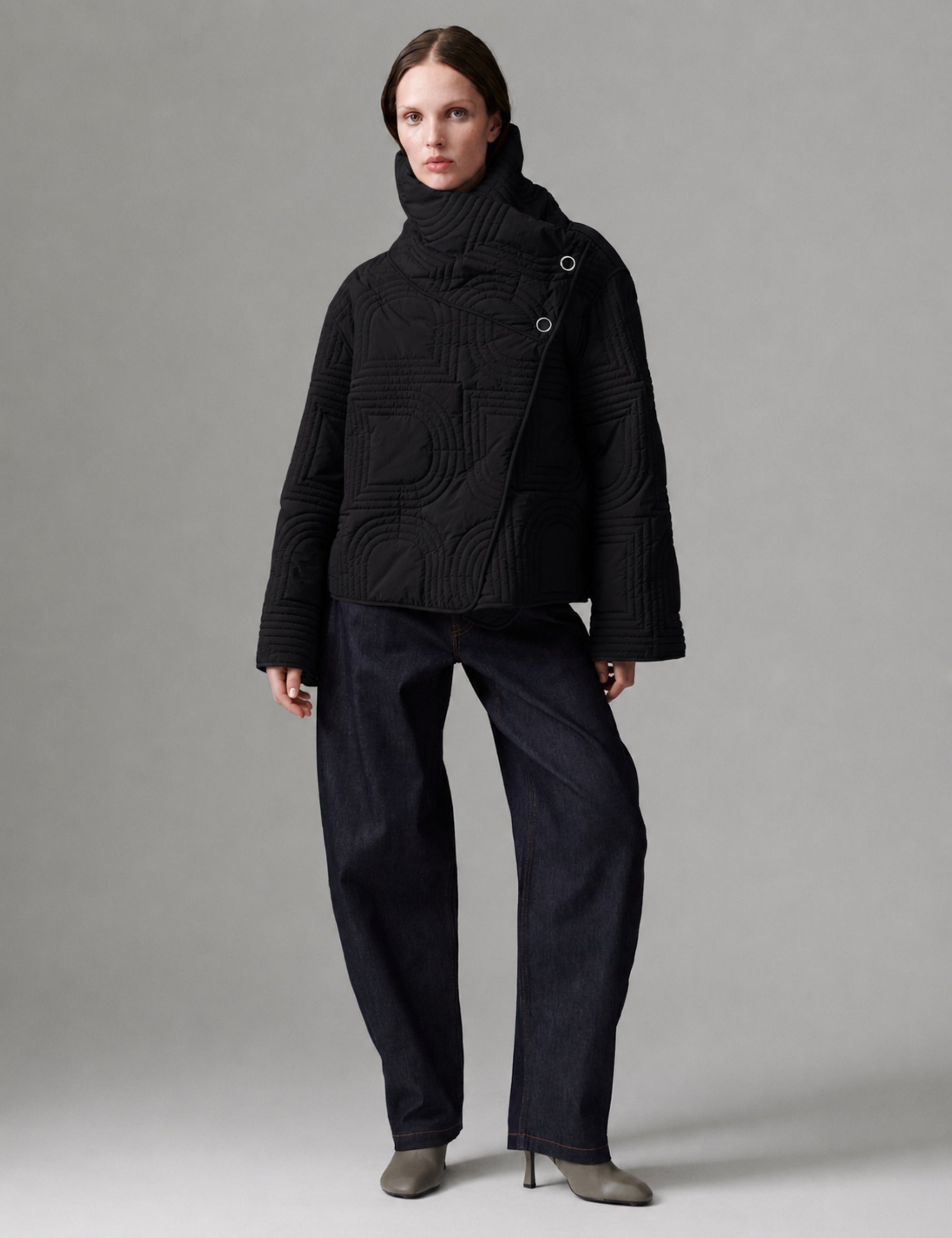 DAY Birger ét Mikkelsen DAYMel - Rhombus Qiuilt - Jacket Jacket 190303 Black