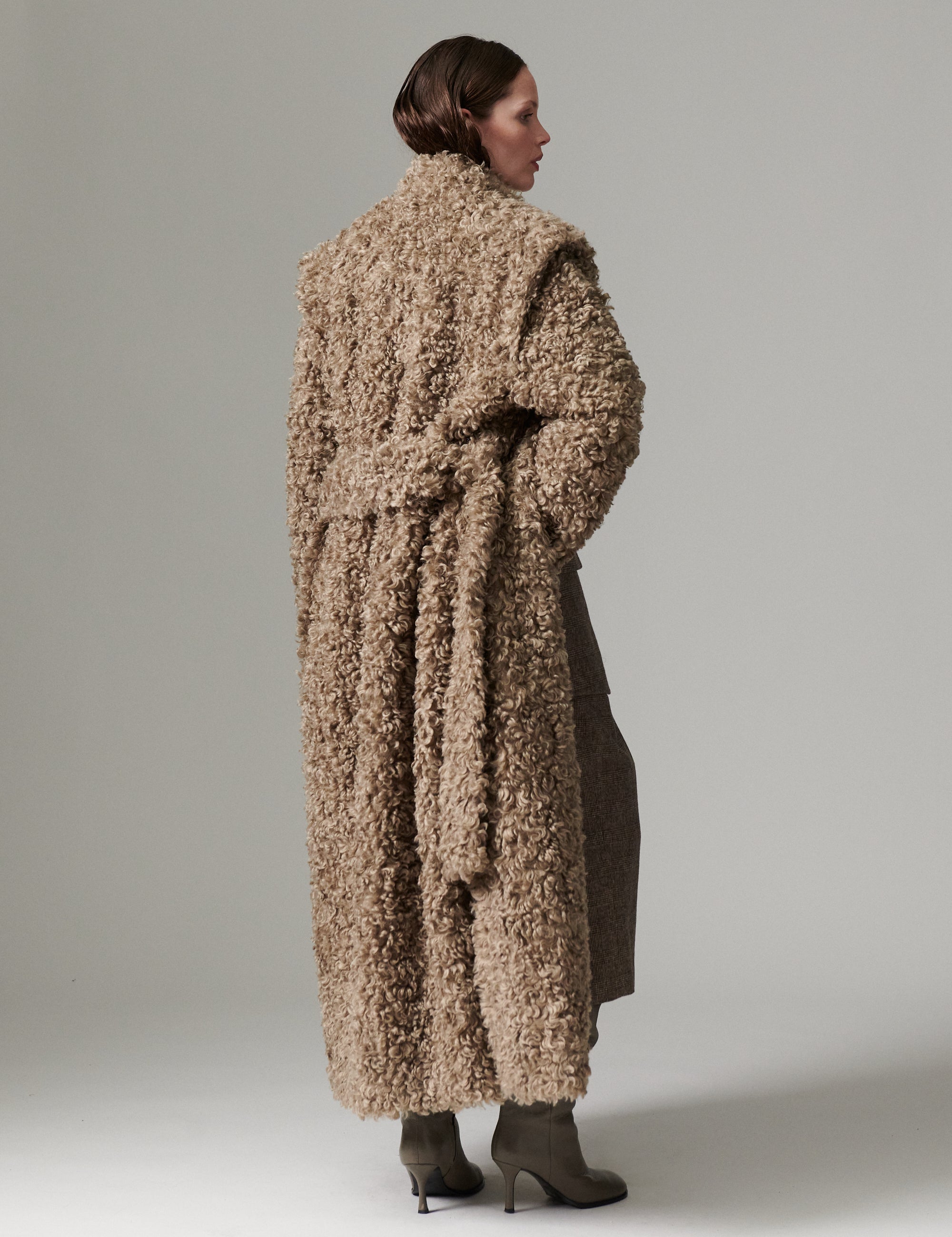 DAY Birger ét Mikkelsen DAYOtis - Furry - Coat Coat 181112 Walnut