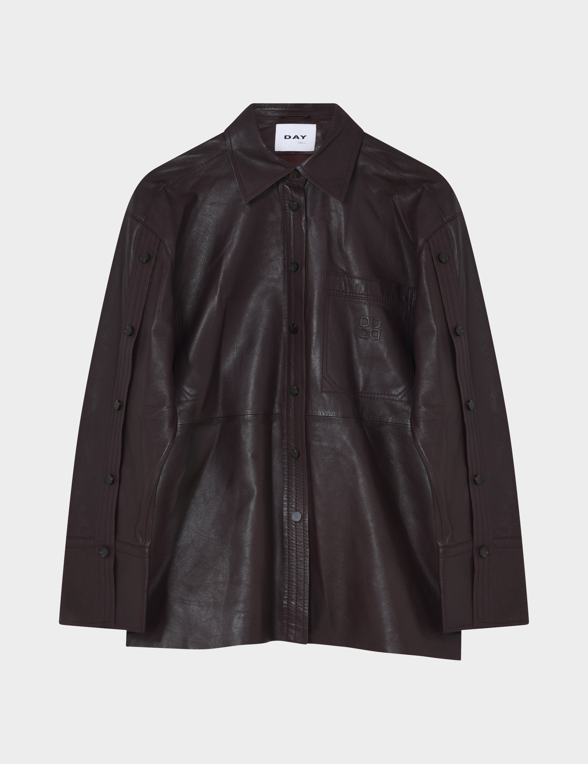 DAY Birger ét Mikkelsen DAYPeta - Polished Lamb - Shirt Shirt 191619 FUDGE